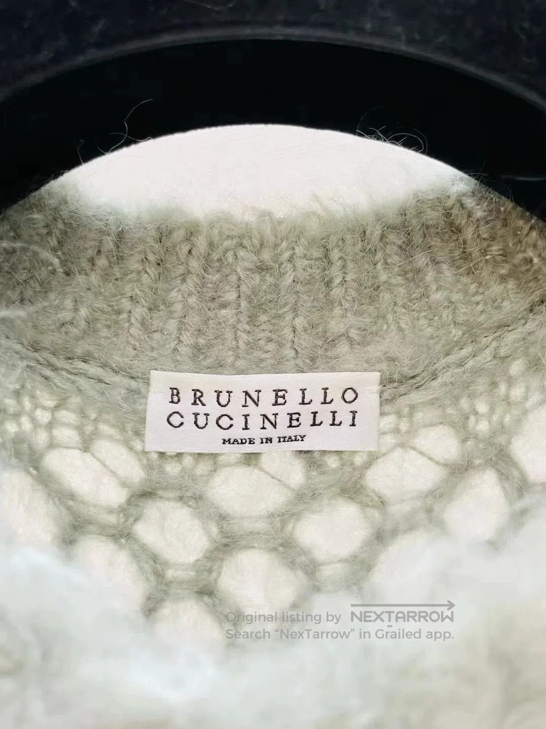 Brunello Cucinelli Brunello Cucinelli Open Knit Mohair Sweater. Size US M / EU 48-50 / 2 - 4 Thumbnail