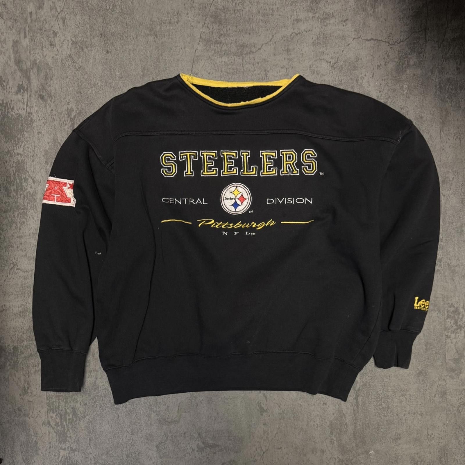 Lee 90's Steelers Crewneck -- XL -- Size US XL / EU 56 / 4 - 1 Thumbnail