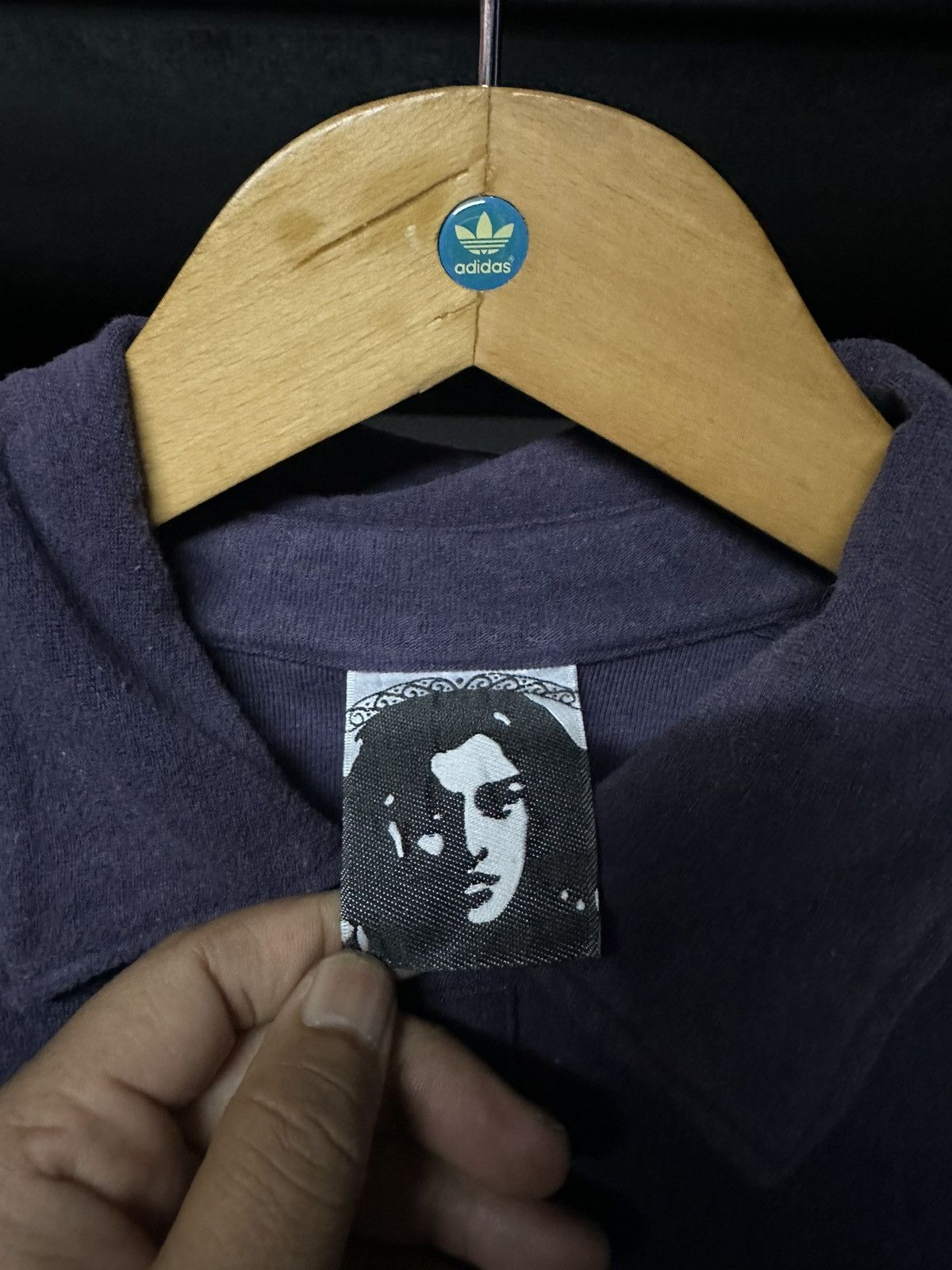 Hysteric Glamour × Vintage Vintage 90s Hysteric Glamour Raibow Polo Faded Tee Size US M / EU 48-50 / 2 - 4 Thumbnail