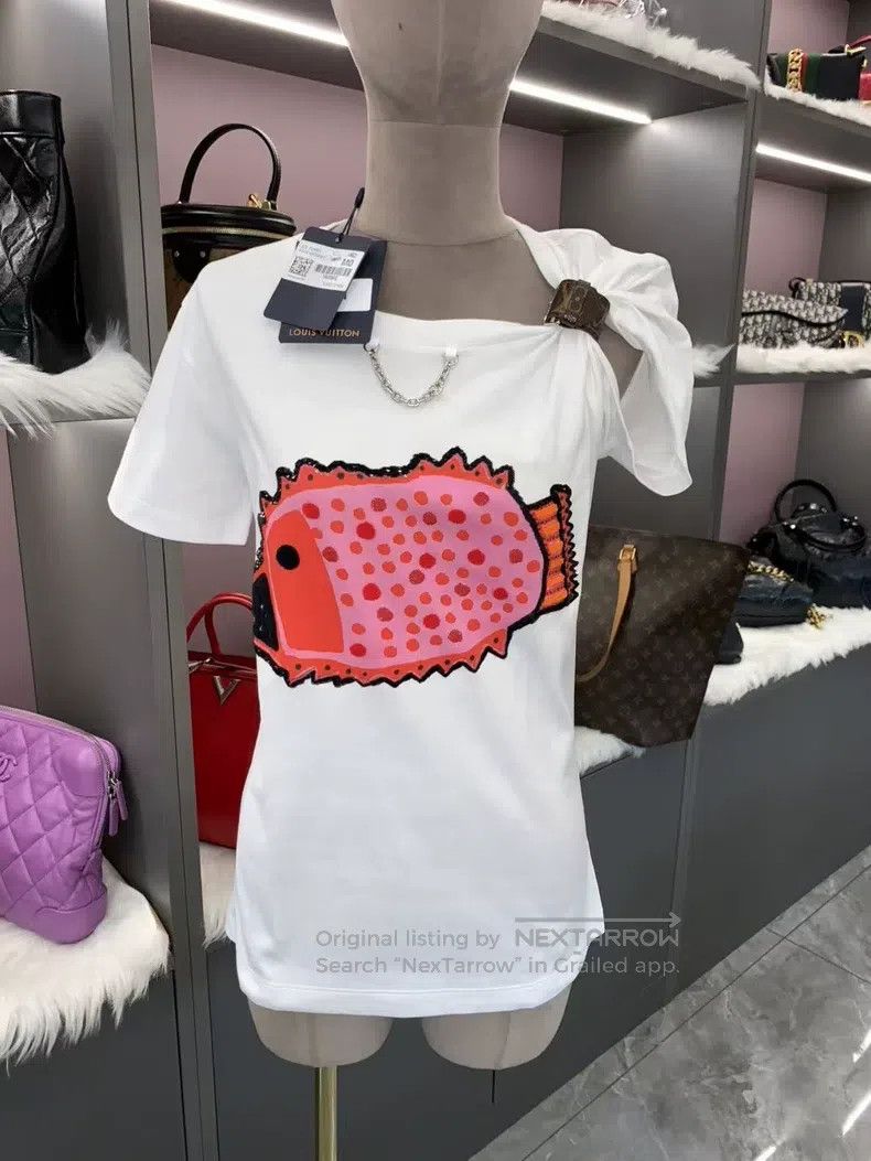 Louis Vuitton Louis Vuitton Yayoi Kusama Co-branded T-shirt Size S / US 4 / IT 40 - 4 Thumbnail