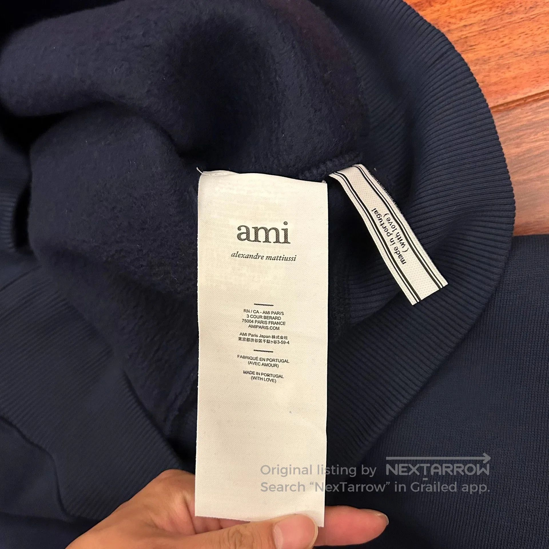 AMI Ami Paris Heart Embroidery Crewneck Sweatshirt. Size S / US 4 / IT 40 - 5 Thumbnail