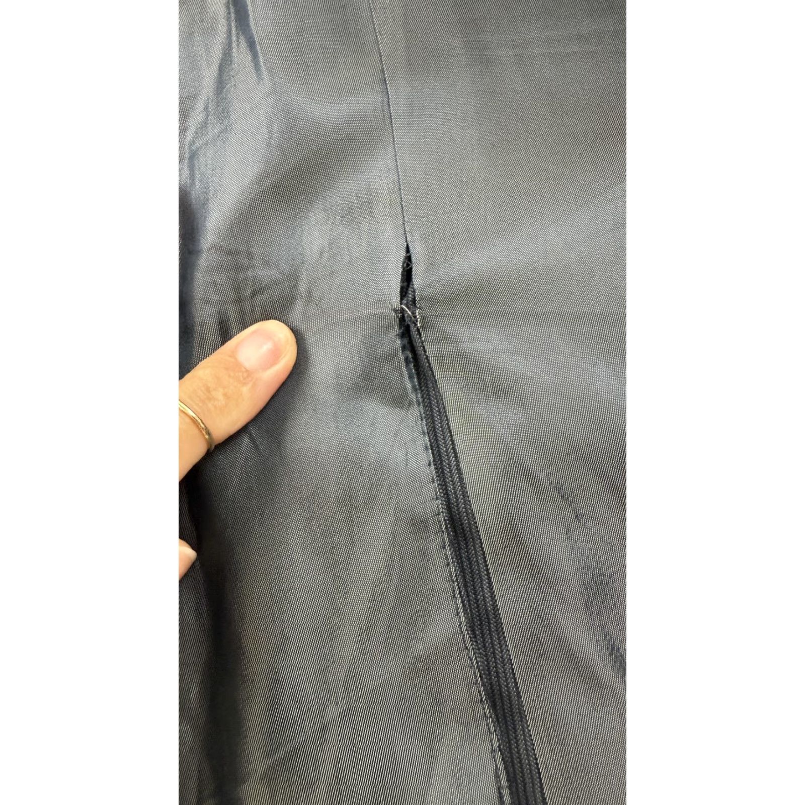 Ben Sherman Ben Sherman Jacket Adult 42 Regular Charcoal Pinstripe 2-Button Notch Lapel Mens Size US XS / EU 42 / 0 - 6 Thumbnail