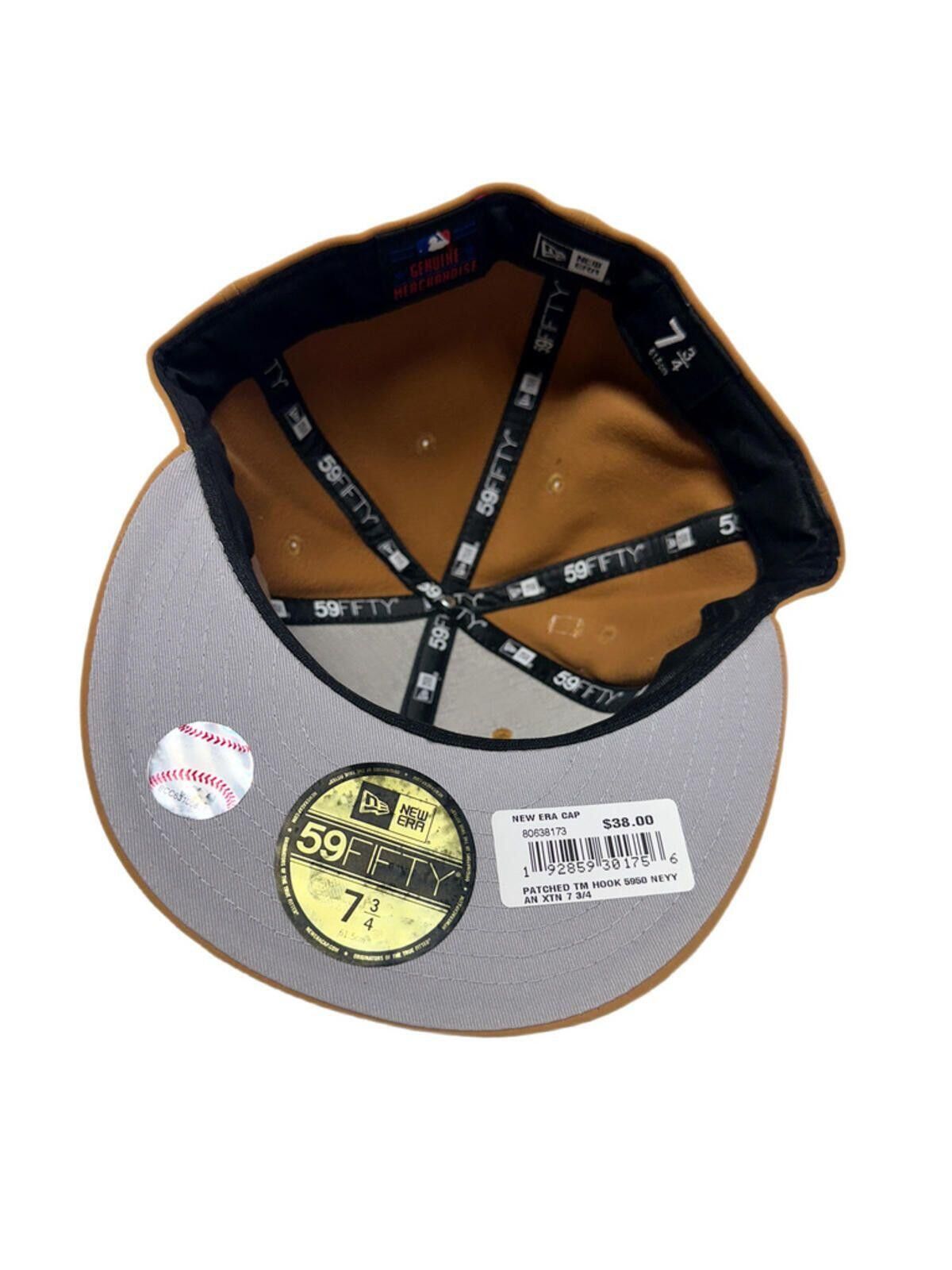 New York Yankees New Era New York Yankees Timberland Wheat +Tag 59FIFTY 7 3/4 Size ONE SIZE - 9 Thumbnail