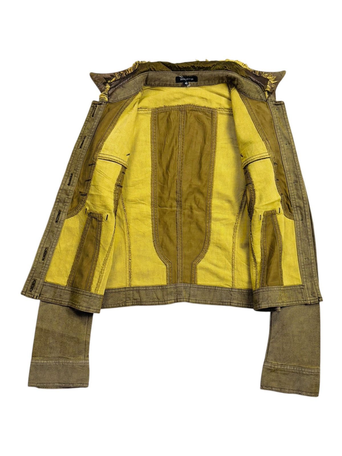 If Six Was Nine 2000s Intellection - Apoaclypse Style Denim Jacket Size M / US 6-8 / IT 42-44 - 2 Thumbnail