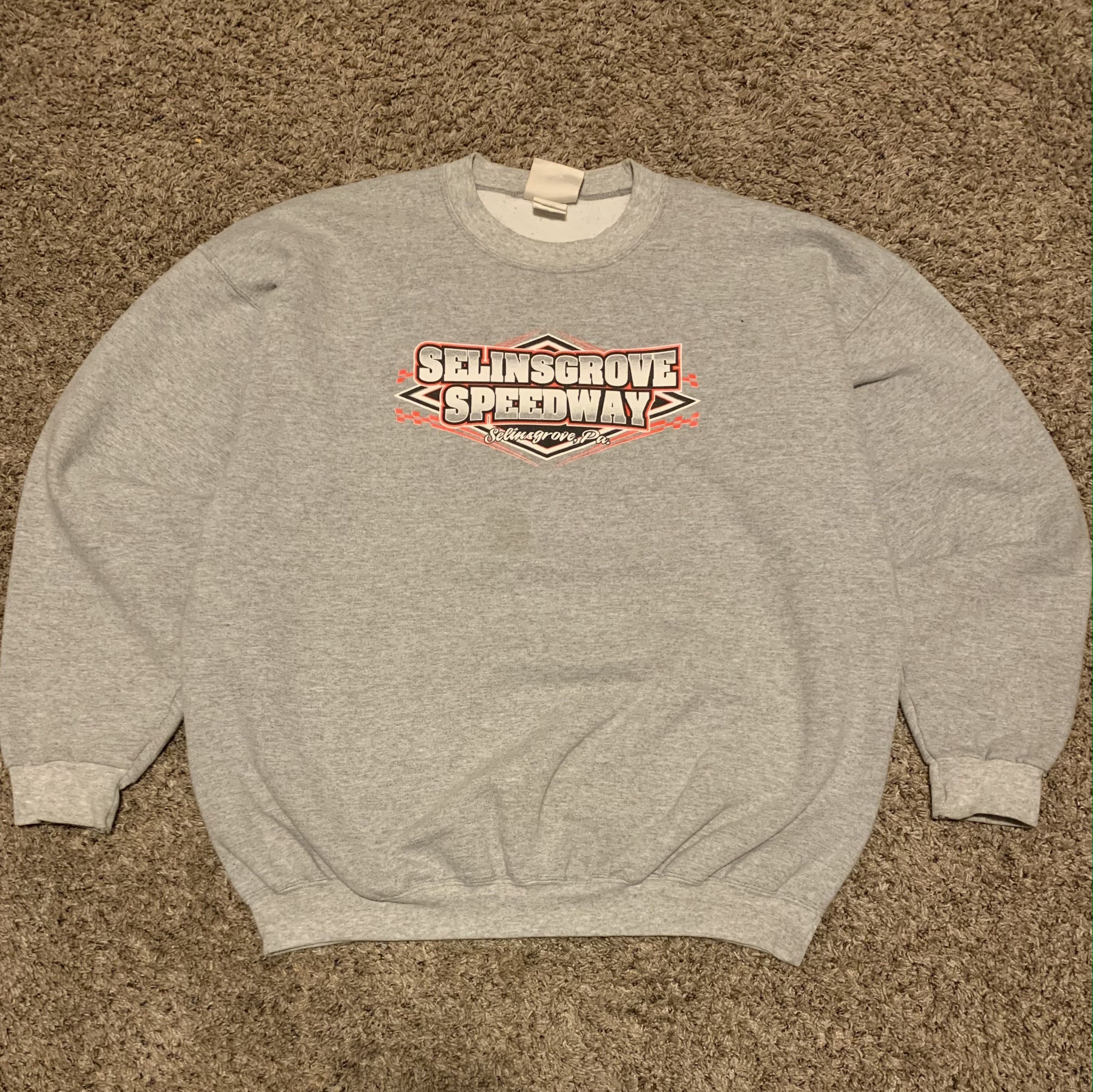 Hanes VINTAGE RACING CREWNECK SWEATSHIRT Size US L / EU 52-54 / 3 - 1 Thumbnail