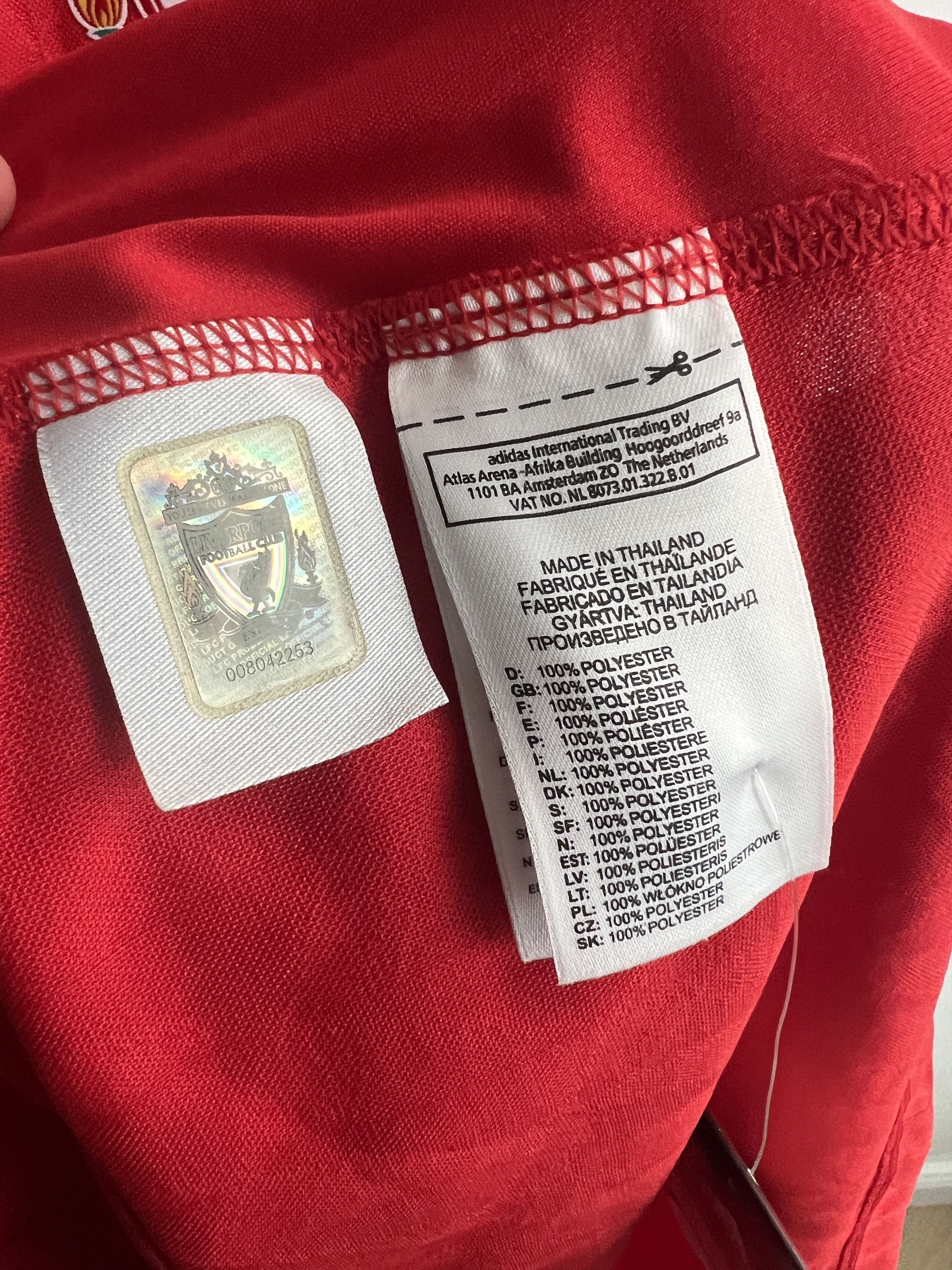 Adidas Soccer Jesey Adidas Fc Liverpool 2010 Maxi 17 Home Size US XXL / EU 58 / 5 - 8 Thumbnail
