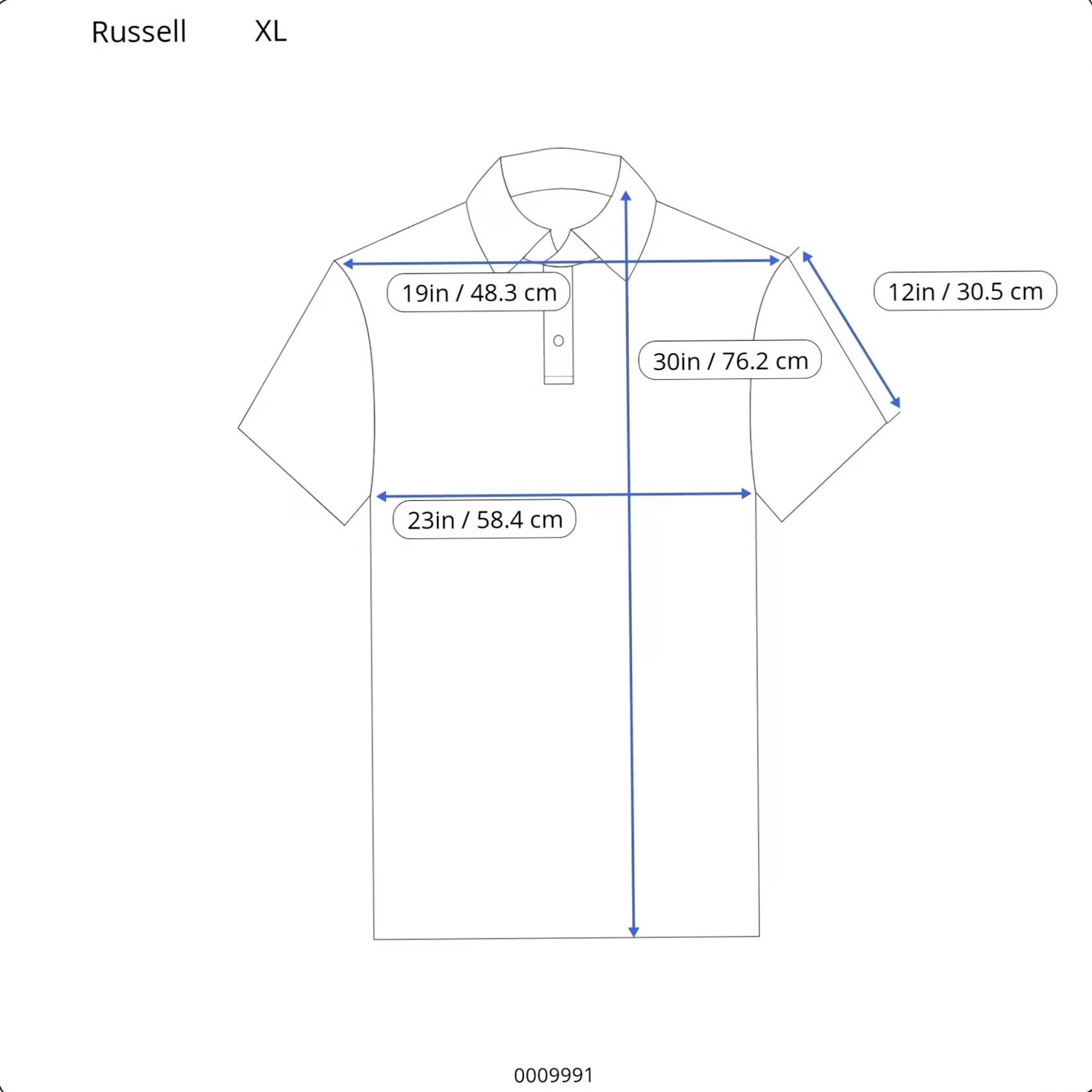 Russell Athletic Russell Athletic Men Polo Shirt XL Heather Gray Short Sleeve Athletic Fit Training Size US XL / EU 56 / 4 - 7 Thumbnail