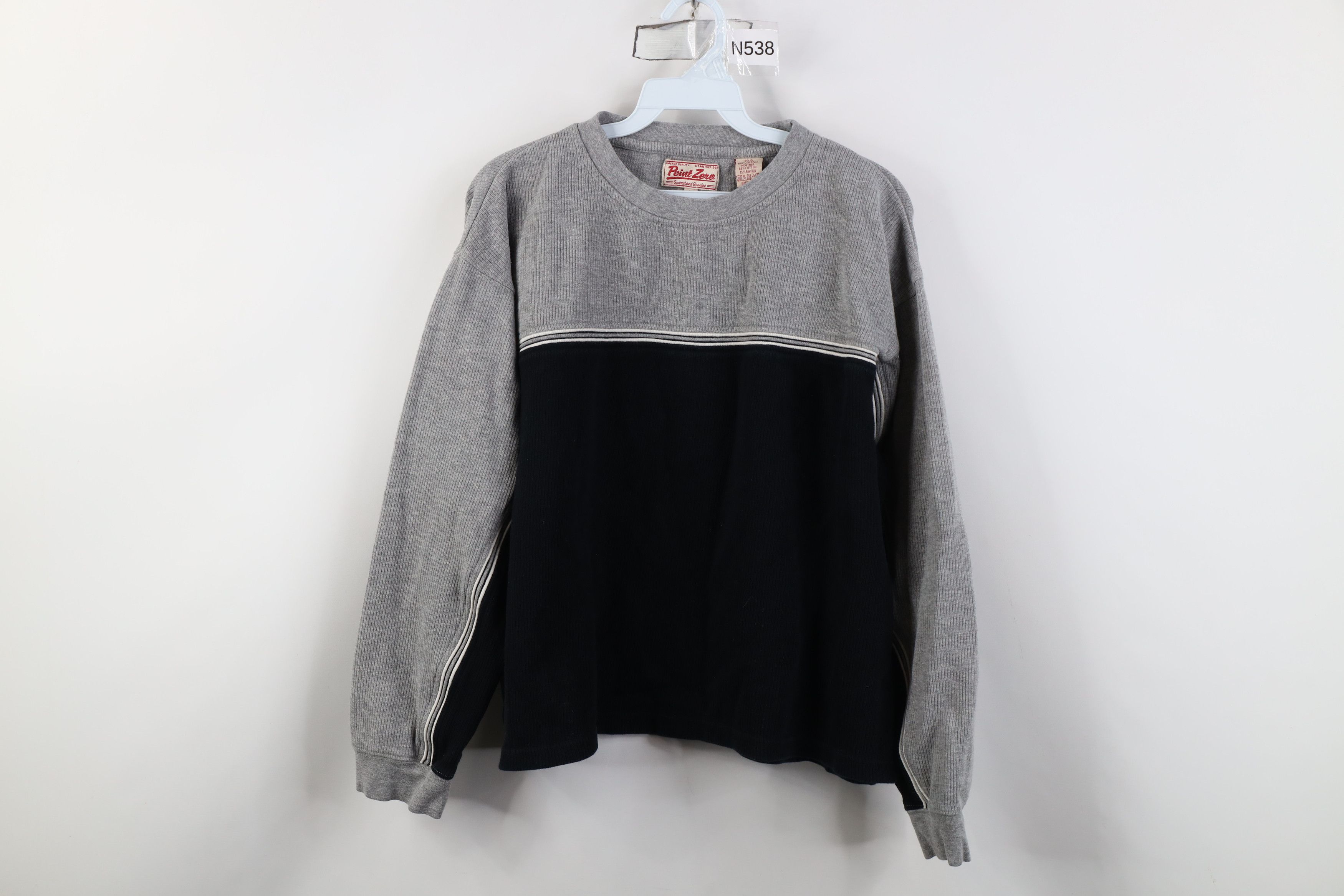 Vintage Vintage 90s Y2K Streetwear Cropped Boxy Long Sleeve T-Shirt Size L / US 10 / IT 46 - 1 Thumbnail