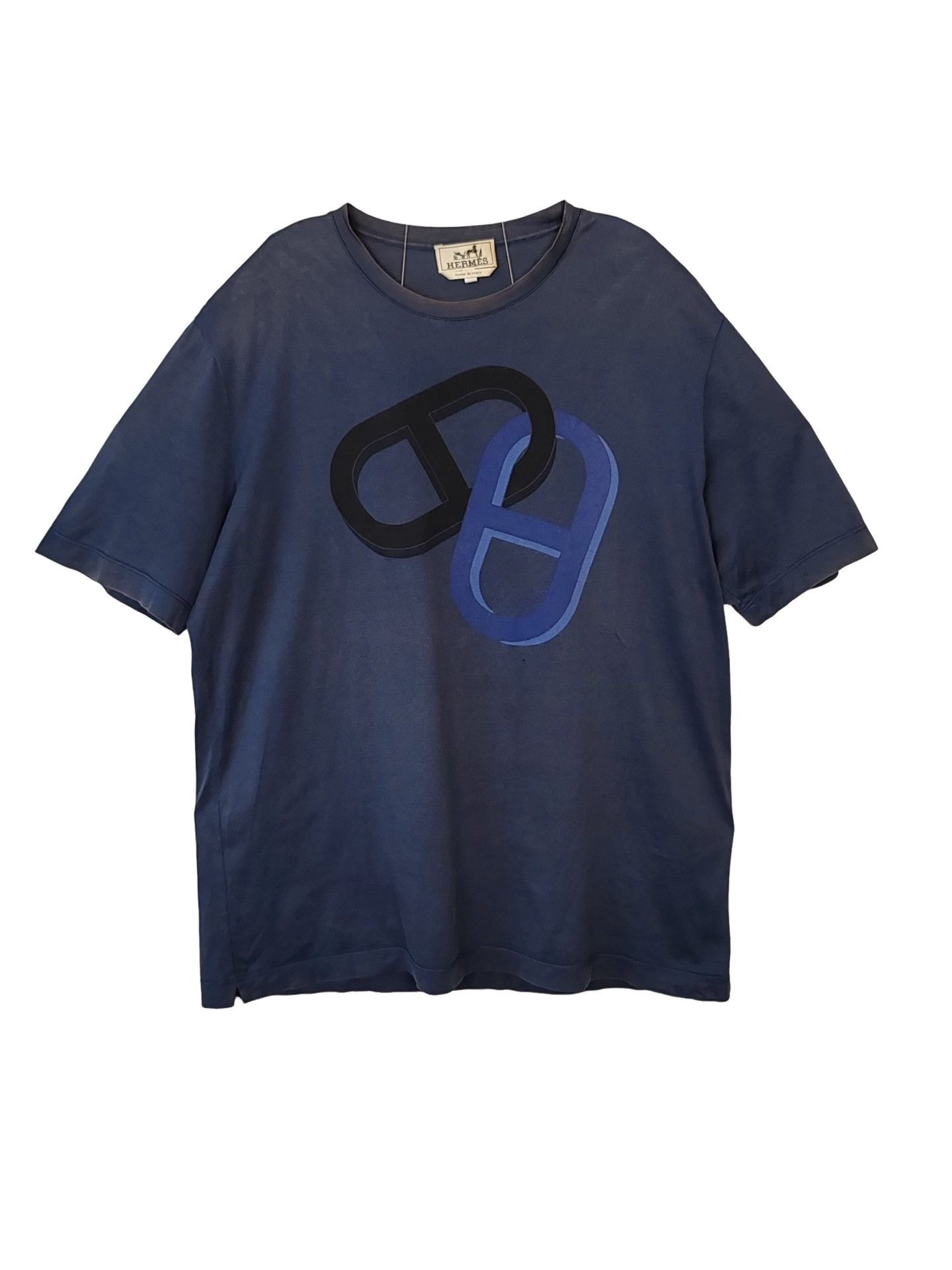 Hermes Hermes Chaine d'Ancre Logo Short Sleeve T-Shirt Size M Size US M / EU 48-50 / 2 - 1 Thumbnail