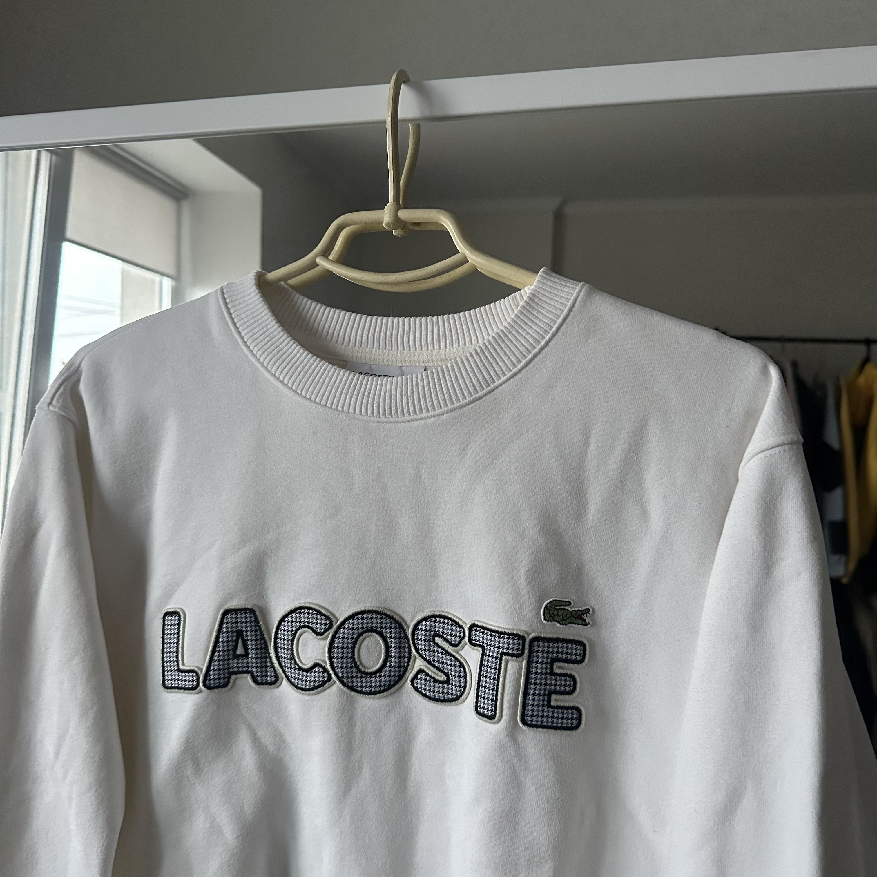 Lacoste Lacoste Big Center Logo Boxy Baggy Sweatshirt Size US XL / EU 56 / 4 - 2 Thumbnail