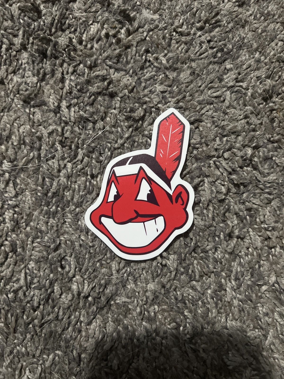 MLB MLB Cleveland Indians Chief Wahoo Sticker Size ONE SIZE - 1 Thumbnail