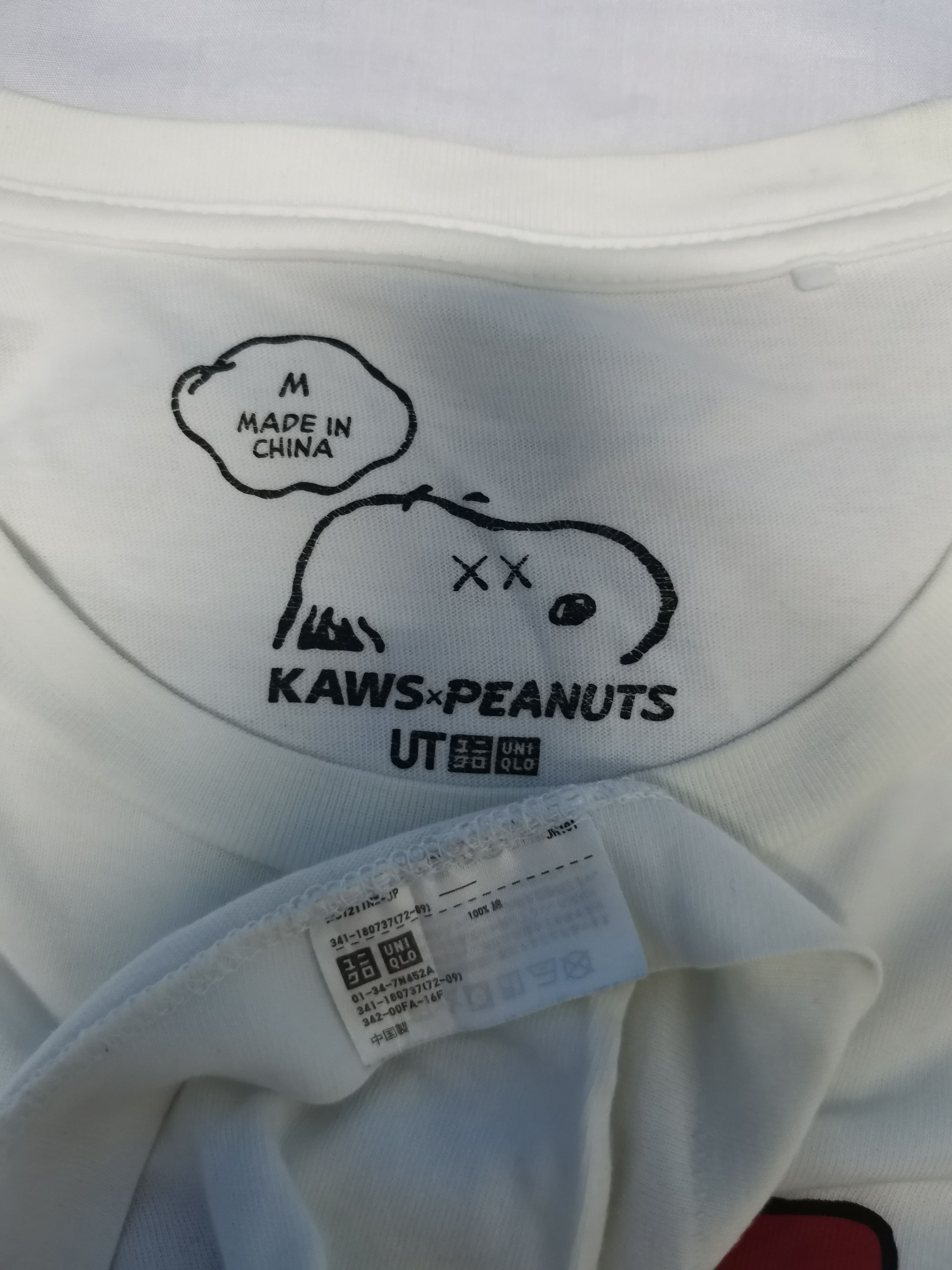 Japanese Brand Joe Kaws x Peanuts Tee OriginalFake Designer Snoopy Size US M / EU 48-50 / 2 - 3 Thumbnail