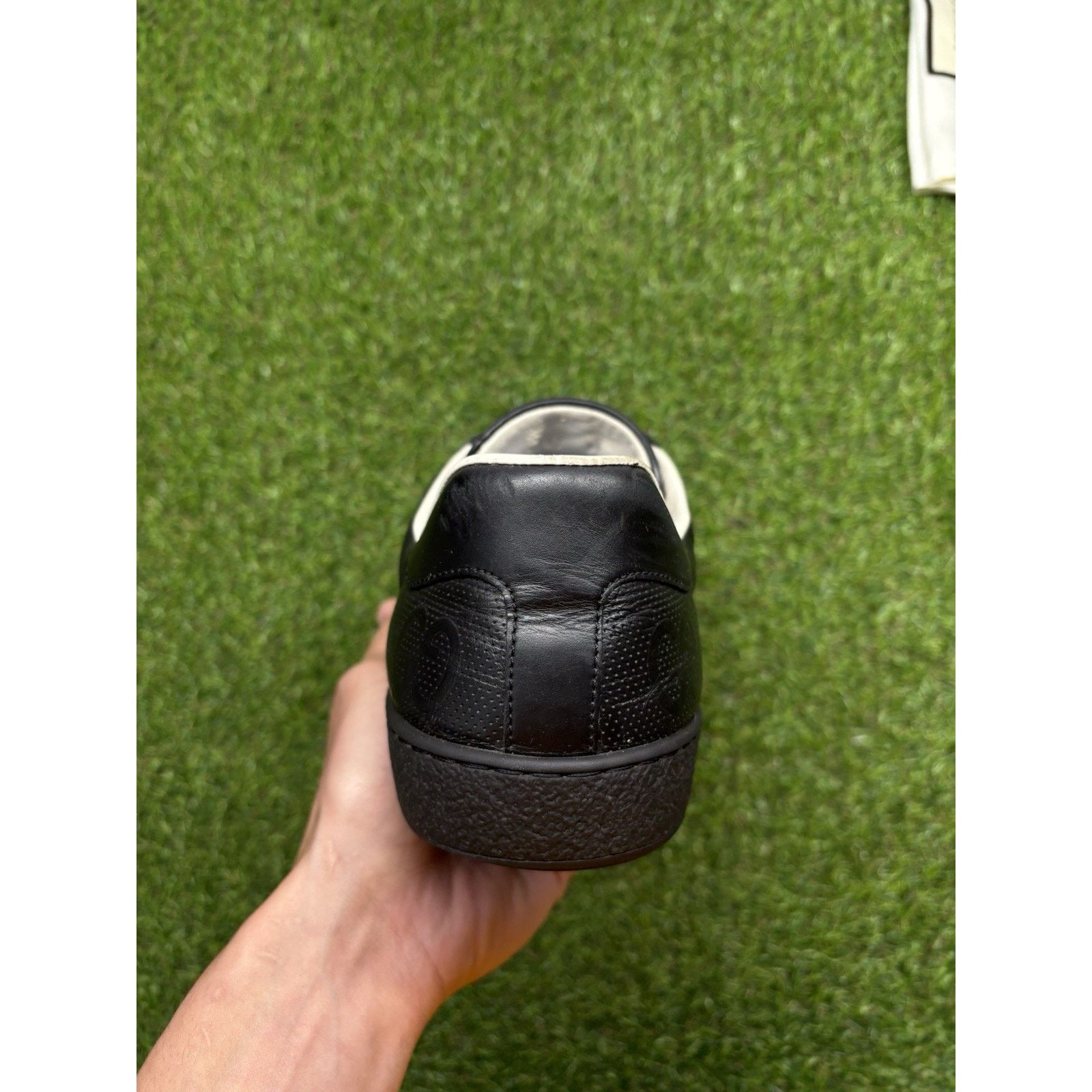 Gucci Gucci Ace GG ' Black ' | GOOD CONDITION! Size US 10 / EU 43 - 9 Thumbnail