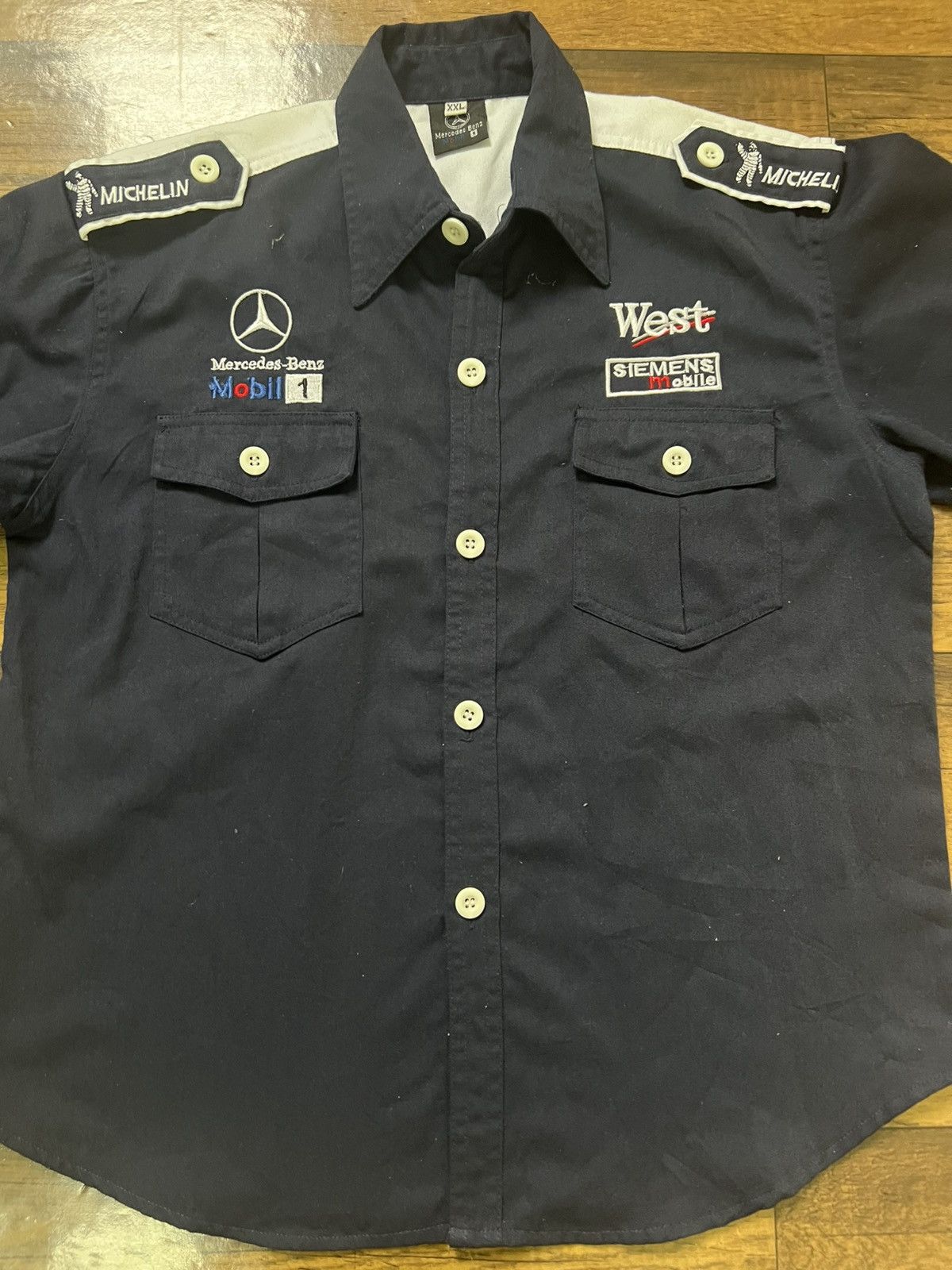 Mercedes-Benz Mercedes Benz West F1 Racing Team Shirt MotorsportCrew Style Size S / US 4 / IT 40 - 7 Thumbnail