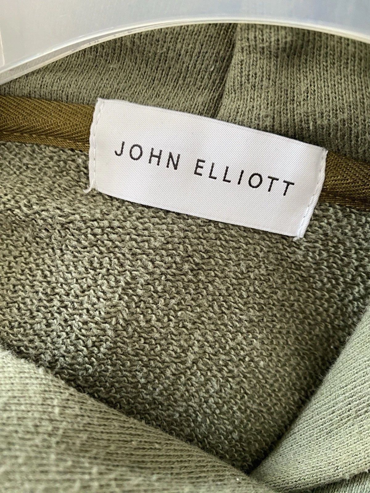 John Elliott John Elliot Villain Olive Green Hoodie Size 1 (Small) Size US S / EU 44-46 / 1 - 3 Thumbnail