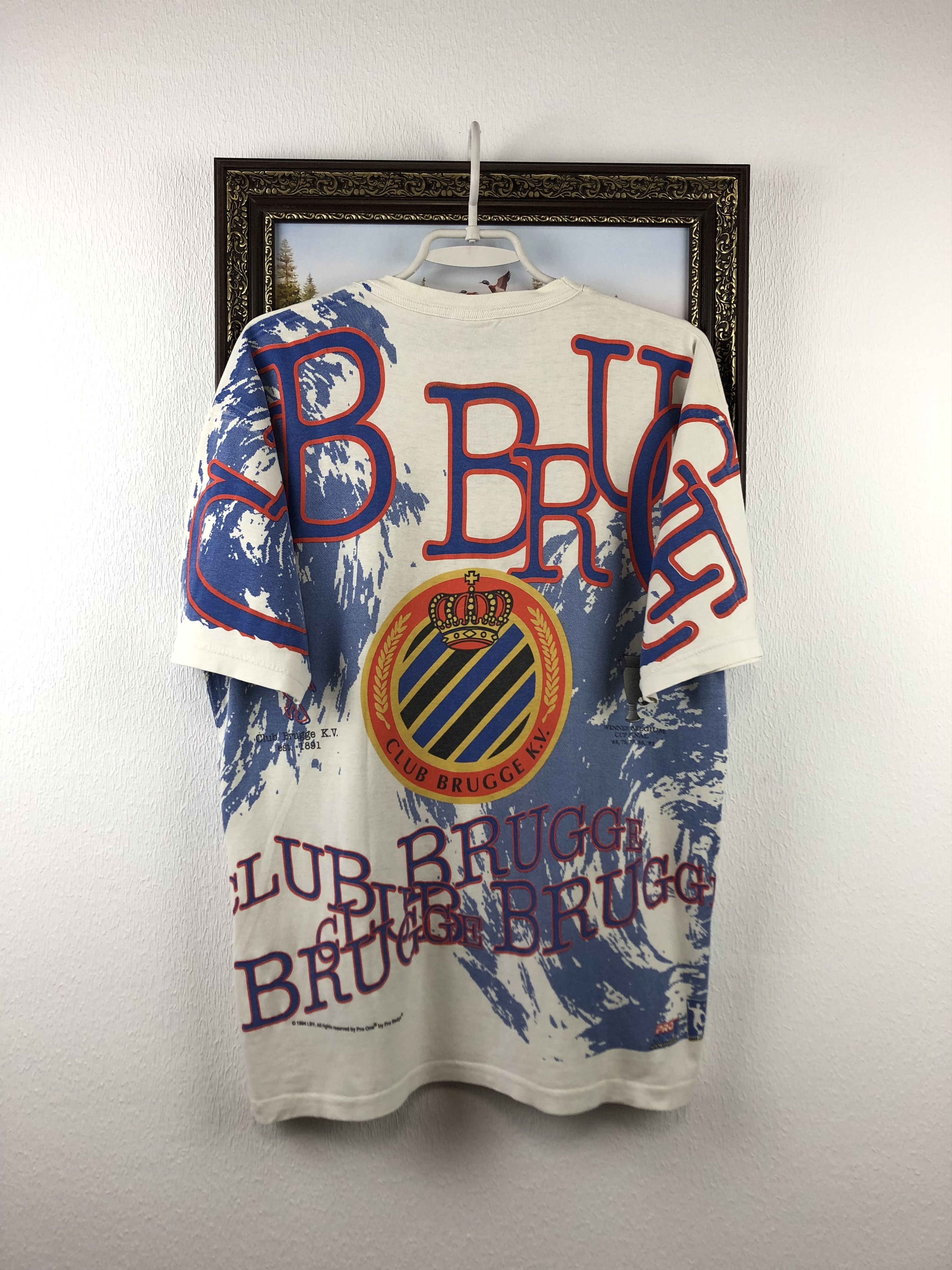 Vintage Vintage Brugge Football Shirt Soccer Jersey Print Graphic Size US M / EU 48-50 / 2 - 15 Thumbnail