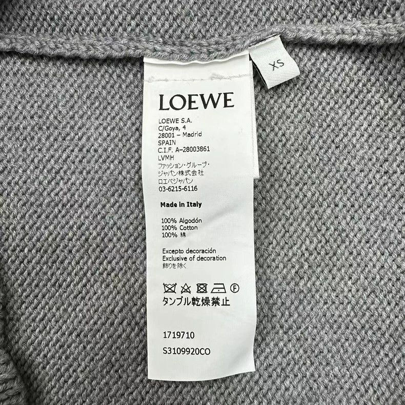 Loewe LOEWE Knit a logo round neck sweater Size XS / US 0-2 / IT 36-38 - 4 Thumbnail