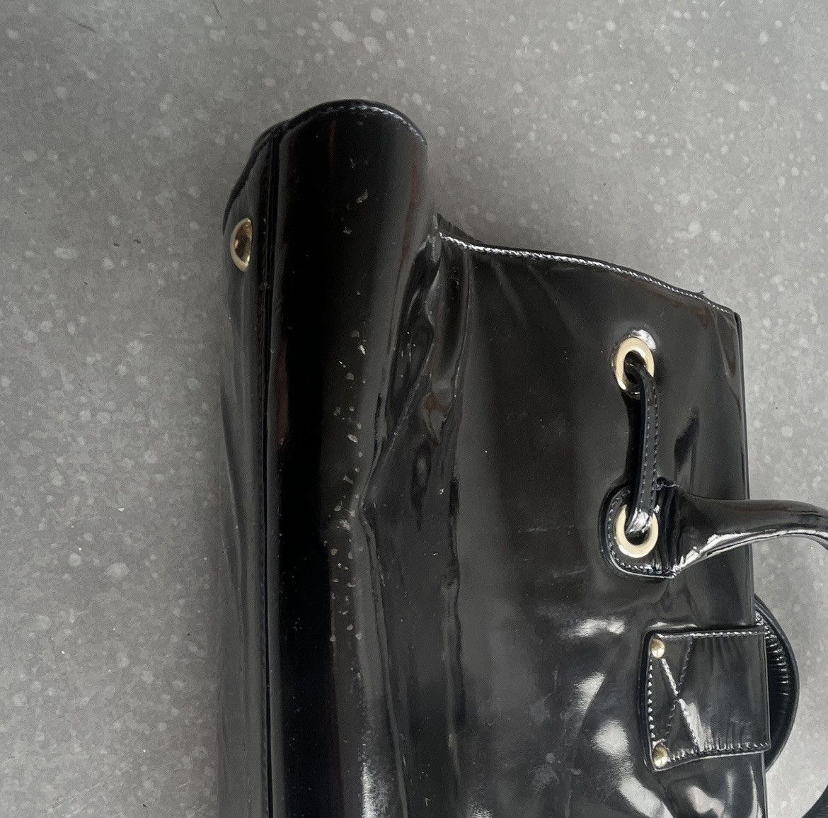 Jimmy Choo Jimmy Choo Large Patent Leather Handbag, Great Condition Size ONE SIZE - 15 Thumbnail