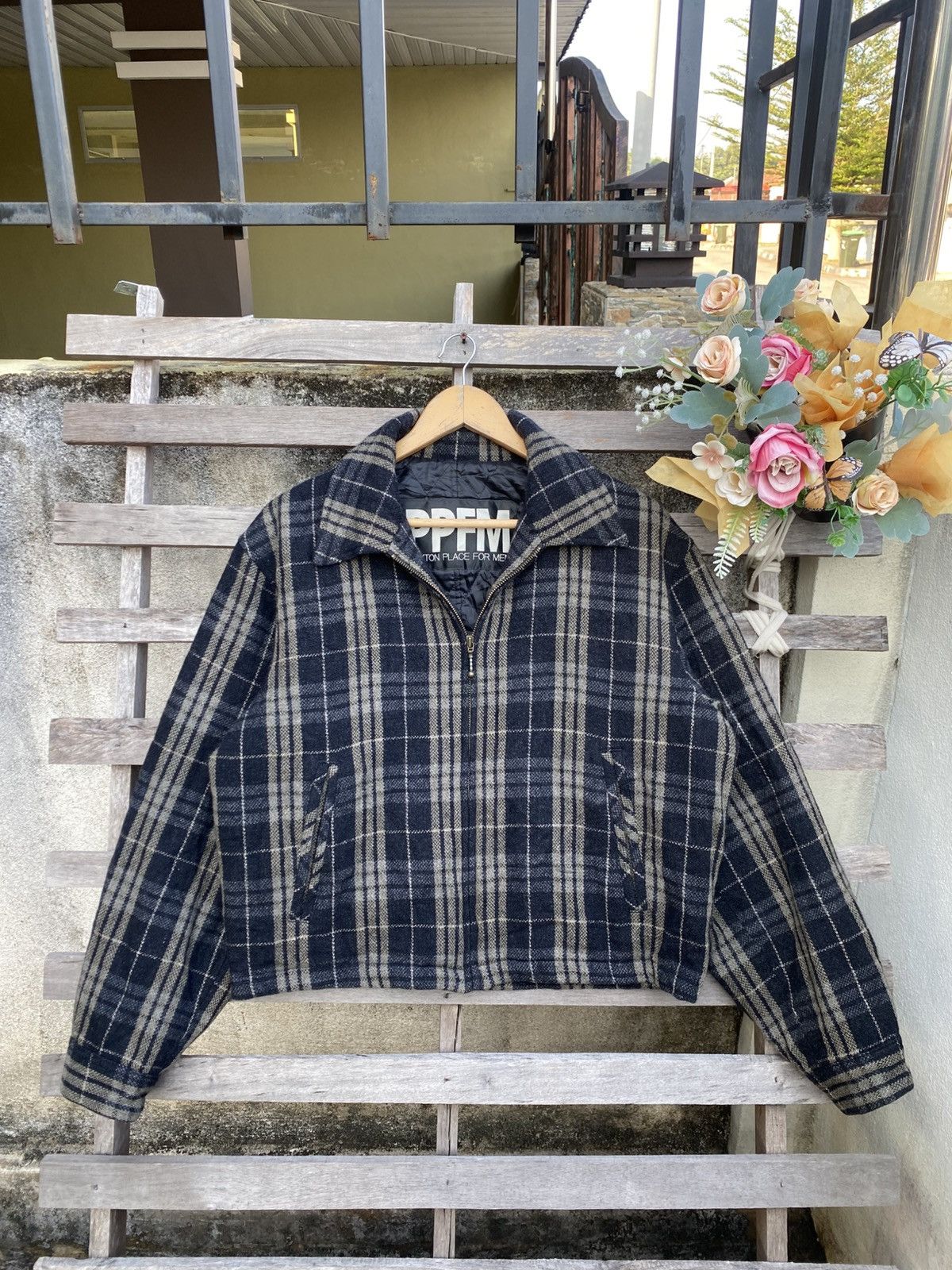 PPFM Vintage PPFM Wool Cropped Jacket Size US L / EU 52-54 / 3 - 4 Thumbnail