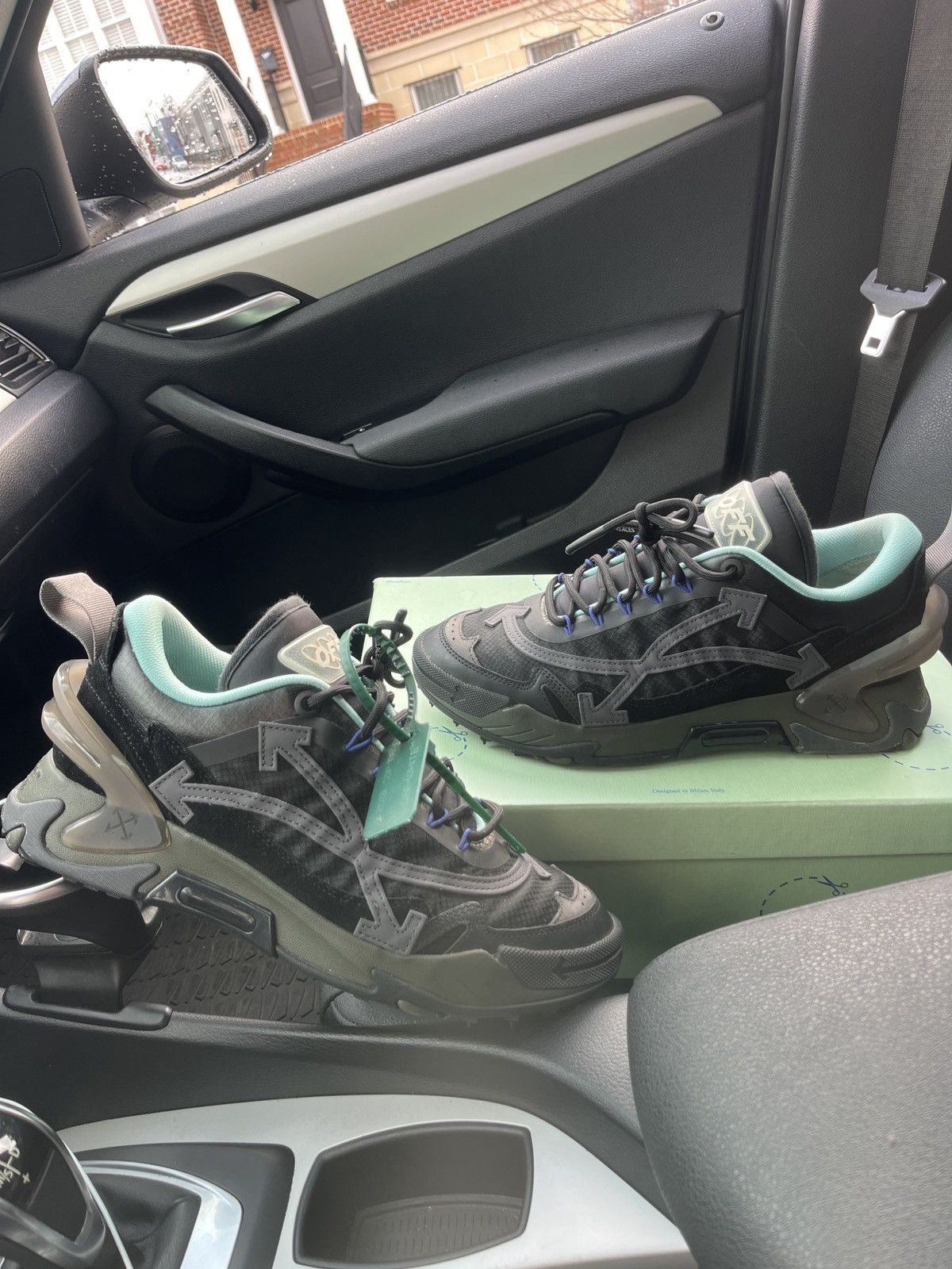 Off-White Off-White ODSY-2000 ‘Black Teal’ Size US 11 / EU 44 - 1 Thumbnail