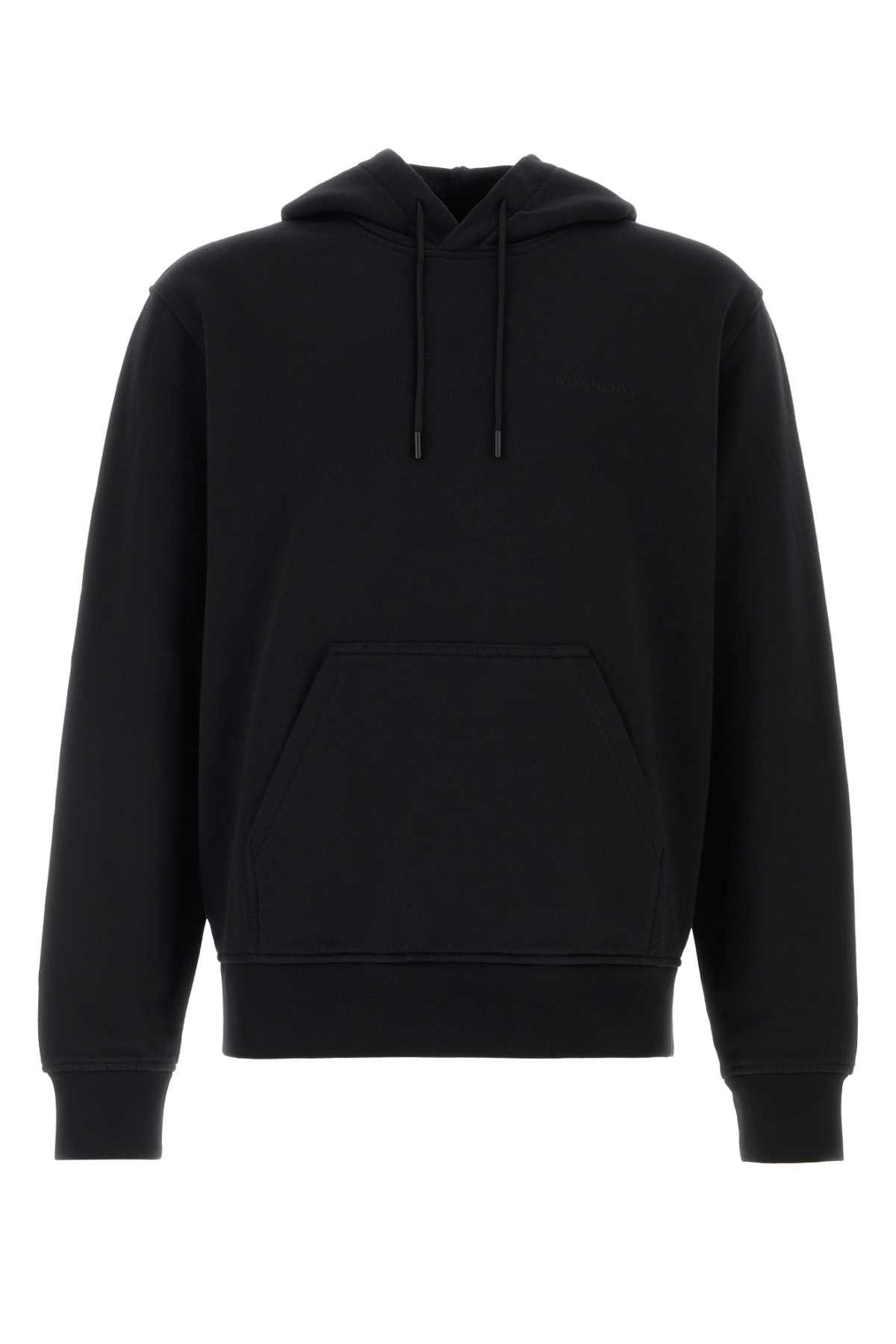 Givenchy Black Cotton Sweatshirt Size US M / EU 48-50 / 2 - 1 Thumbnail