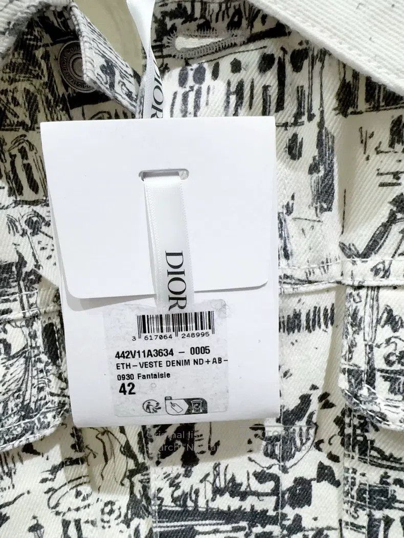 Dior Dior 24 Spring and Summer Paris Map Denim Jacket Size M / US 6-8 / IT 42-44 - 2 Thumbnail