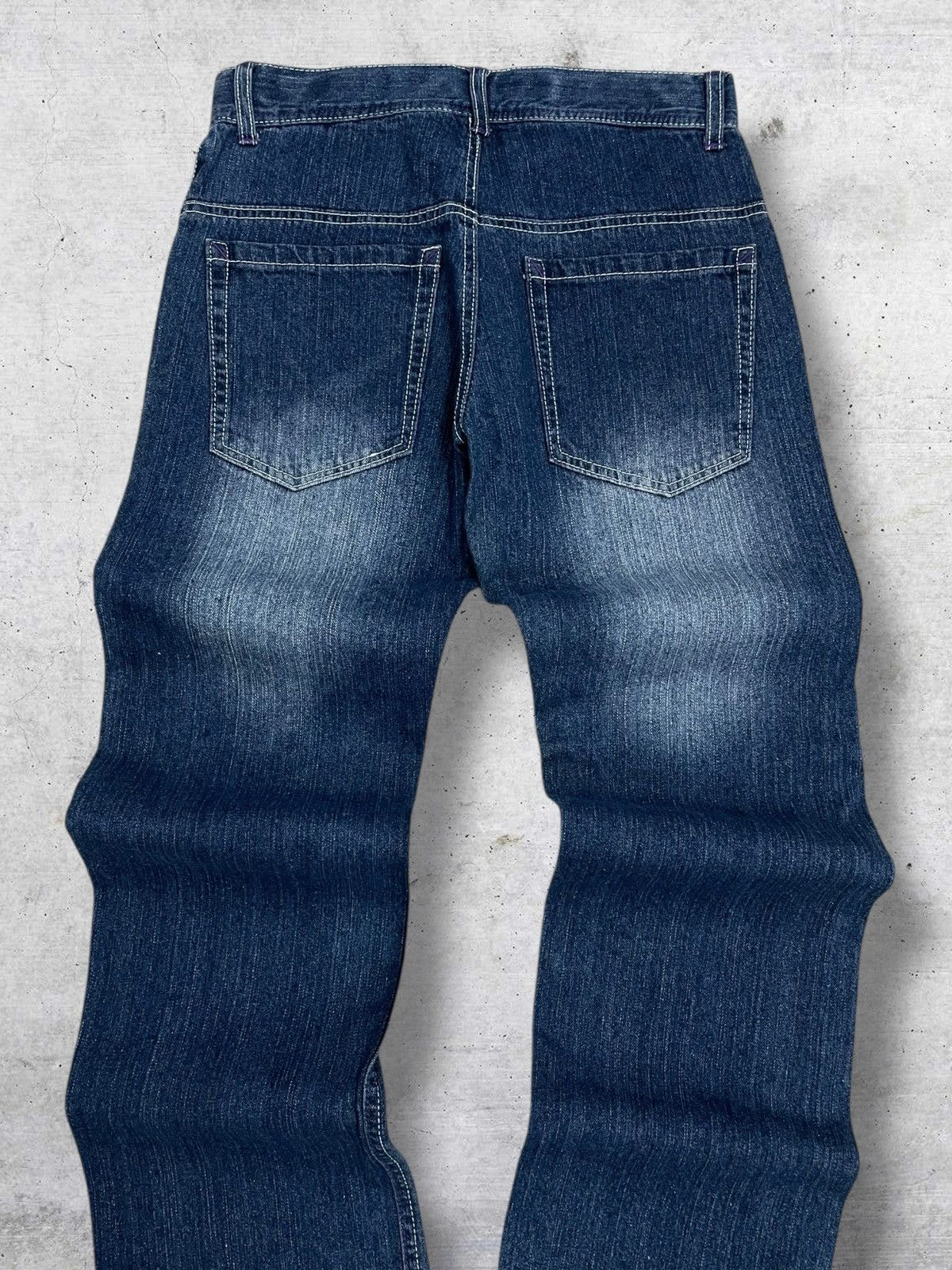 Hysteric Glamour VINTAGE BA-TSU JAPAN ICONIC STREETWEAR SKULL PRINTED DENIM Size US 27 - 11 Thumbnail