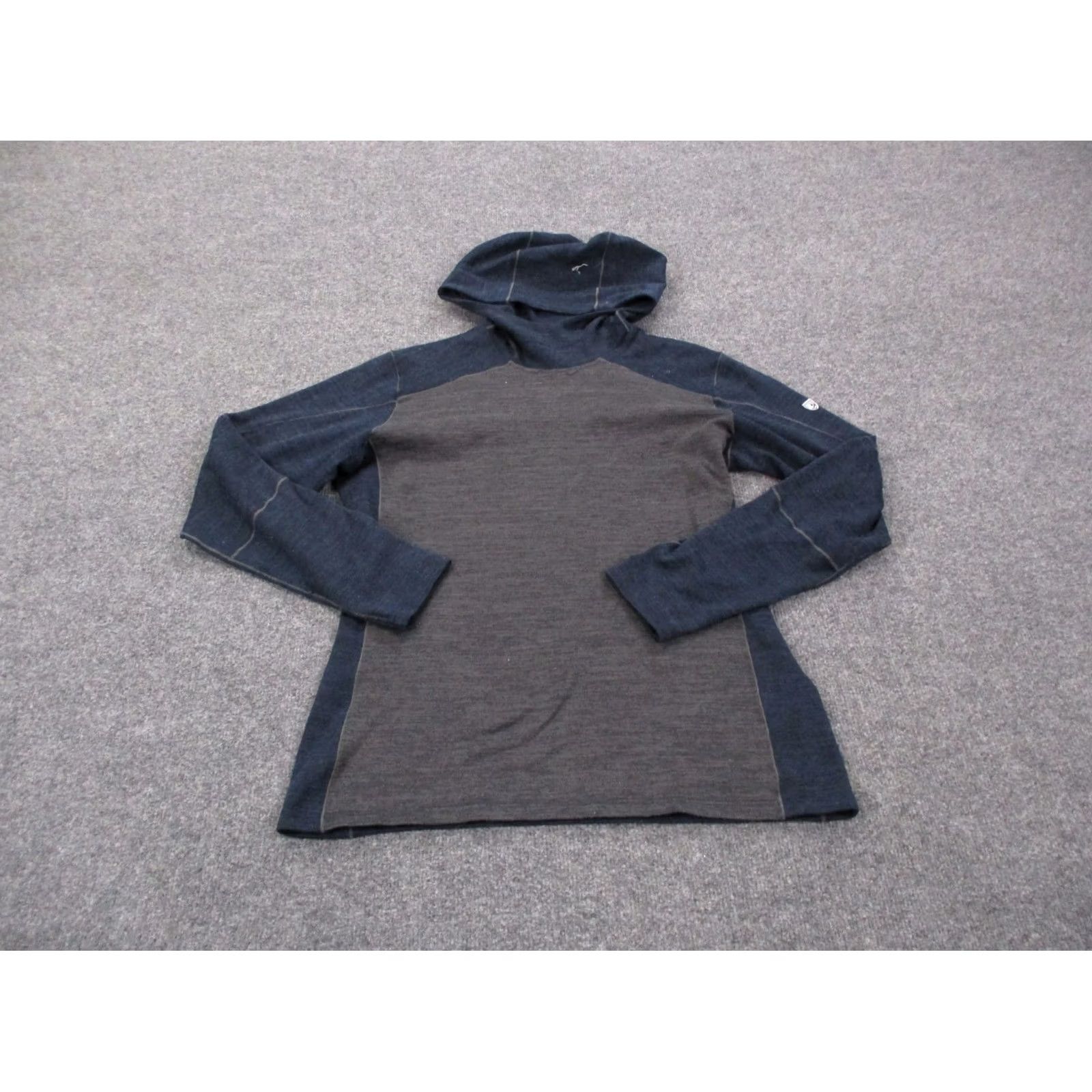 Vintage Kuhl Jacket Womens M Blue Gary Lightweight Shadow Hiking Hoodie Outdoors Size M / US 6-8 / IT 42-44 - 2 Thumbnail