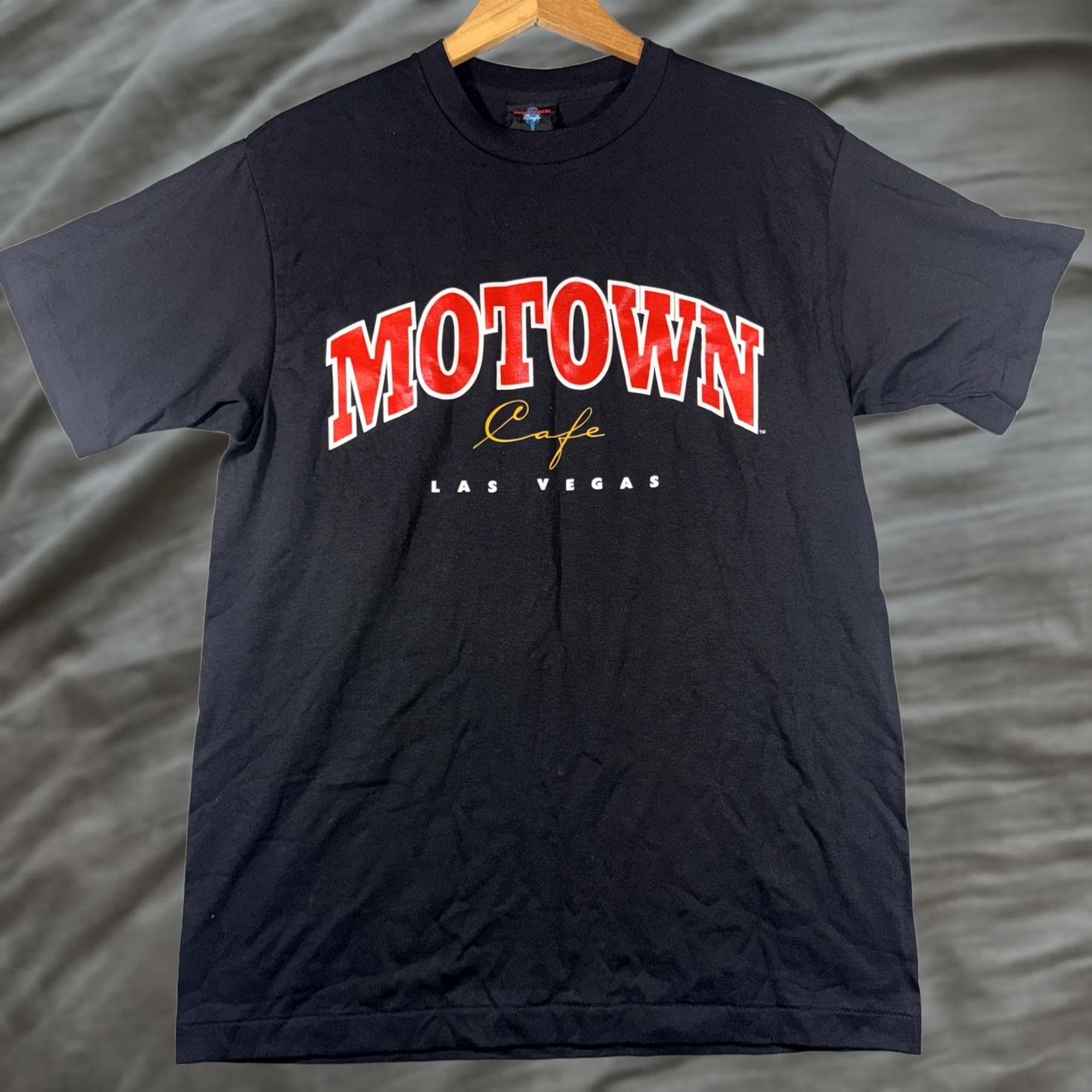 Vintage VINTAGE Motown Cafe Las Vegas Black Graphic T-Shirt Mens L Crew Neck Short Sleeve Cotton United States Size US L / EU 52-54 / 3 - 1 Thumbnail