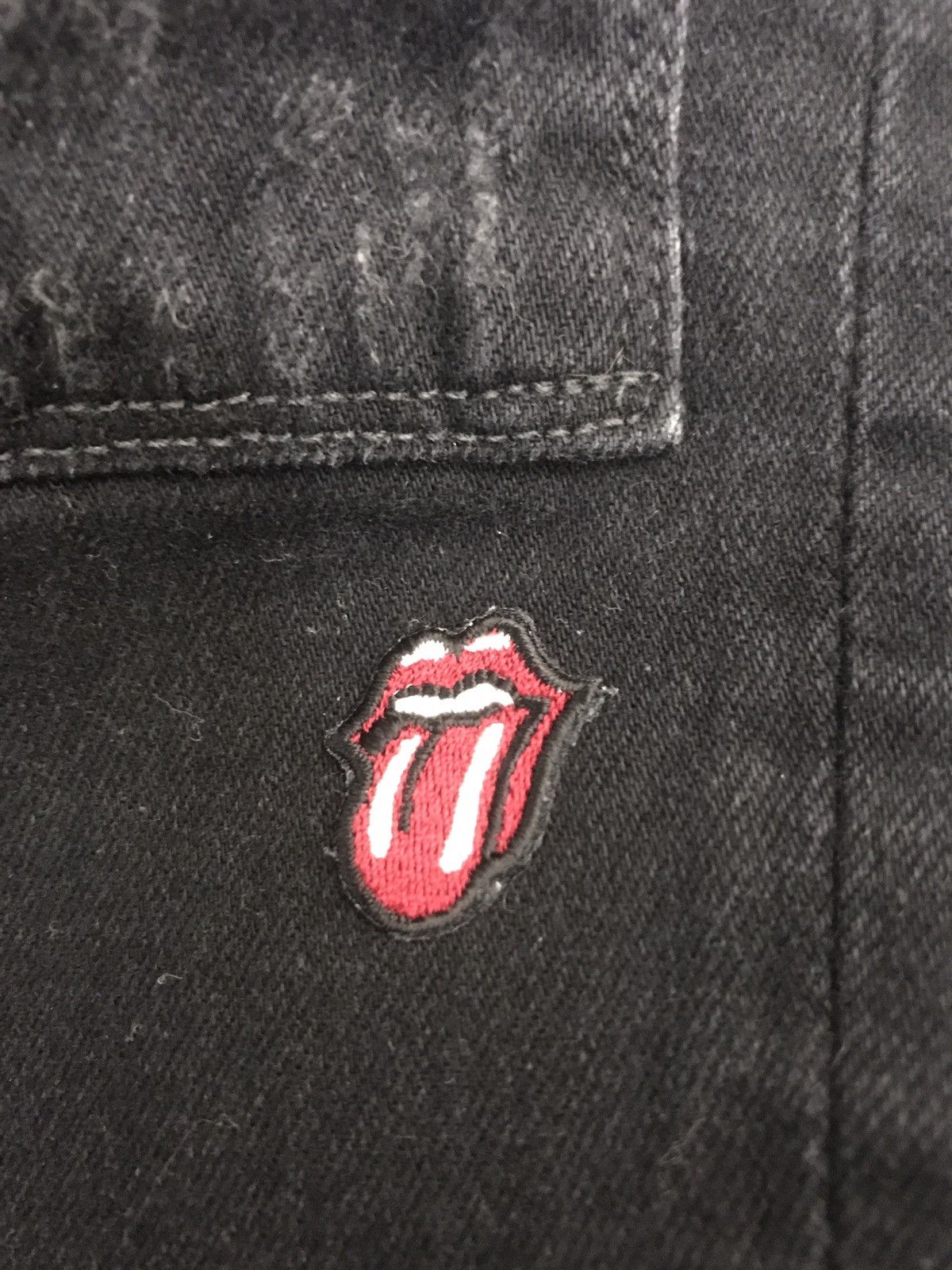 The Rolling Stones 💥ARCHIVAL💥glambXthe RollingStone Heavy Patchwork Pant F148 Size US 31 - 19 Thumbnail