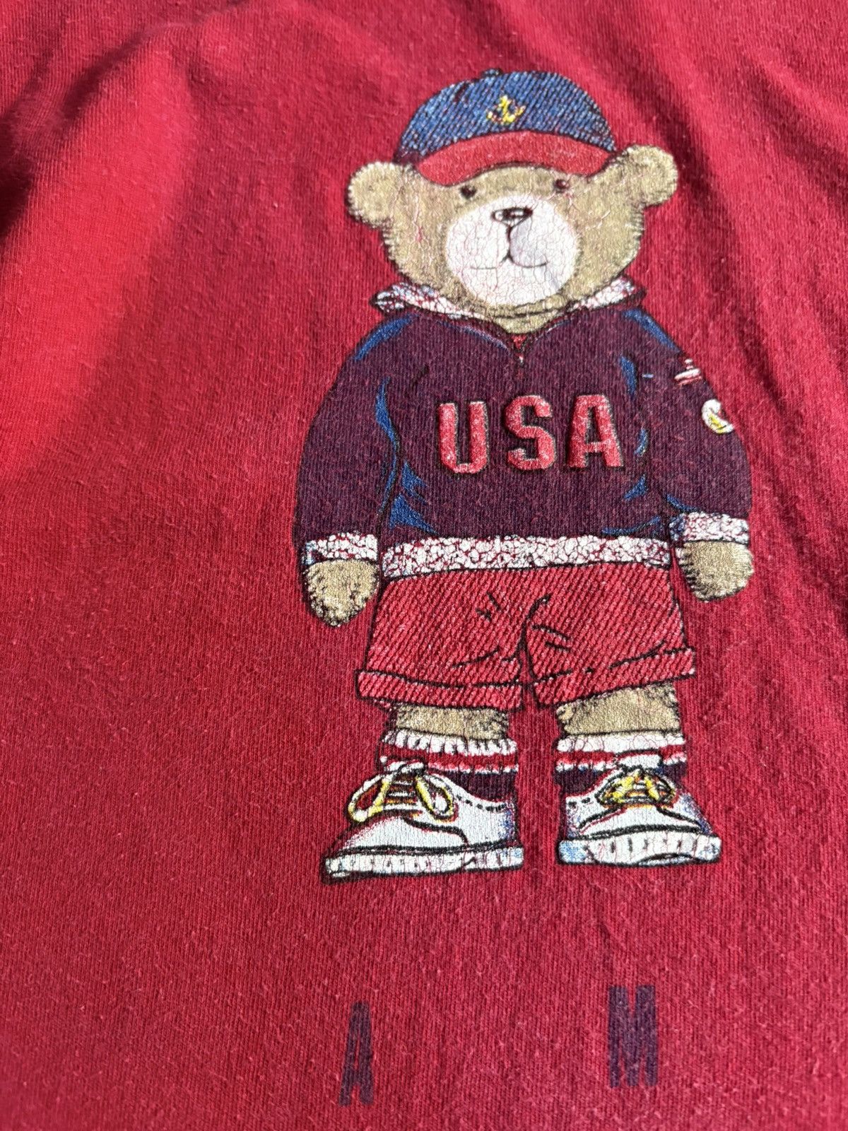 Japanese Brand × Polo Ralph Lauren × Vintage Japanese Brand CHIC Triple Bear Polo Bear Style T-Shirt Size US L / EU 52-54 / 3 - 4 Thumbnail