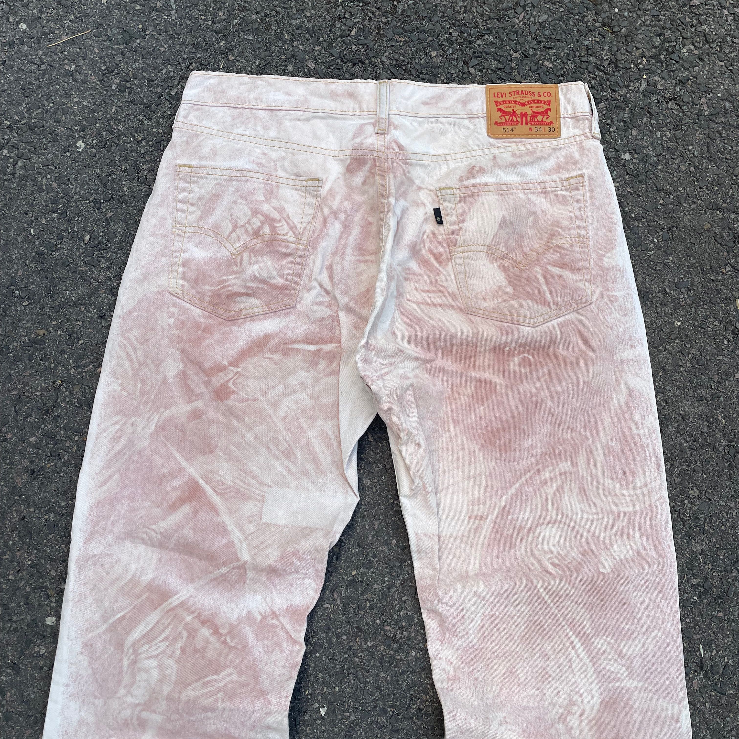 Levi's Levi's custom Art pants 1of1 art distressed y2k rare Size US 34 / EU 50 - 4 Thumbnail