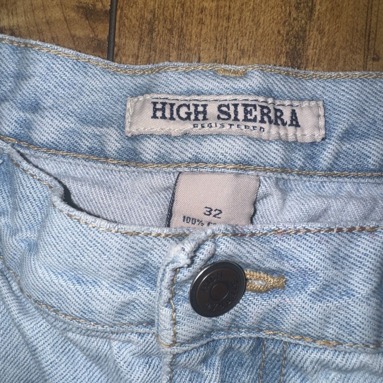 High Sierra × Levi's Vintage High Sierra Denim Jean Shorts Men’s 32 Light Wash Size US 32 / EU 48 - 3 Thumbnail