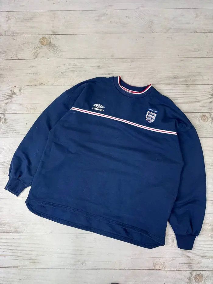 Umbro Vintage Umbro England 1999 Training Sweatshirt Soocer Size US XL / EU 56 / 4 - 1 Thumbnail