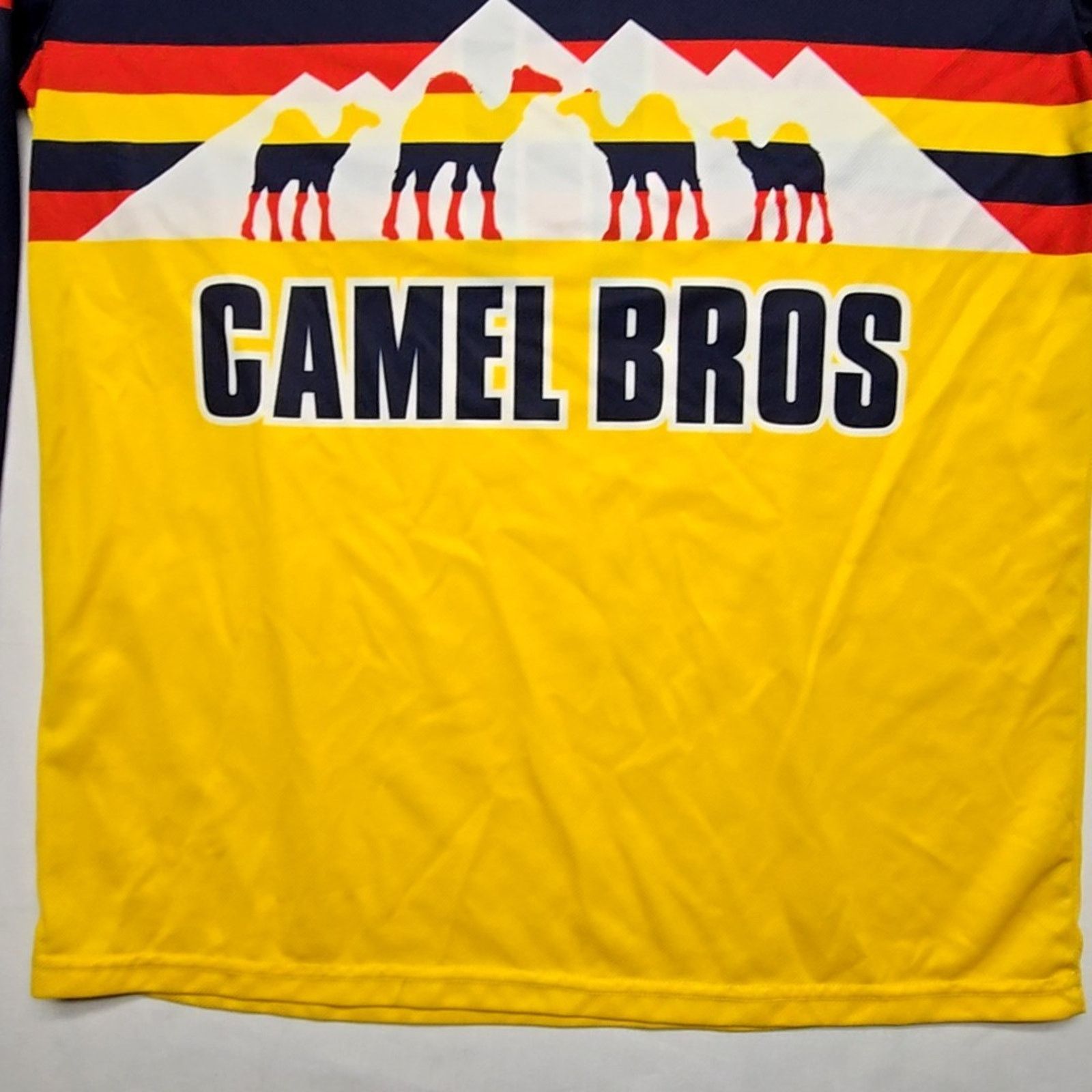 Other Camel Bros Long Sleeve Soccer Jersey Large Yellow Red Black Size US L / EU 52-54 / 3 - 3 Thumbnail