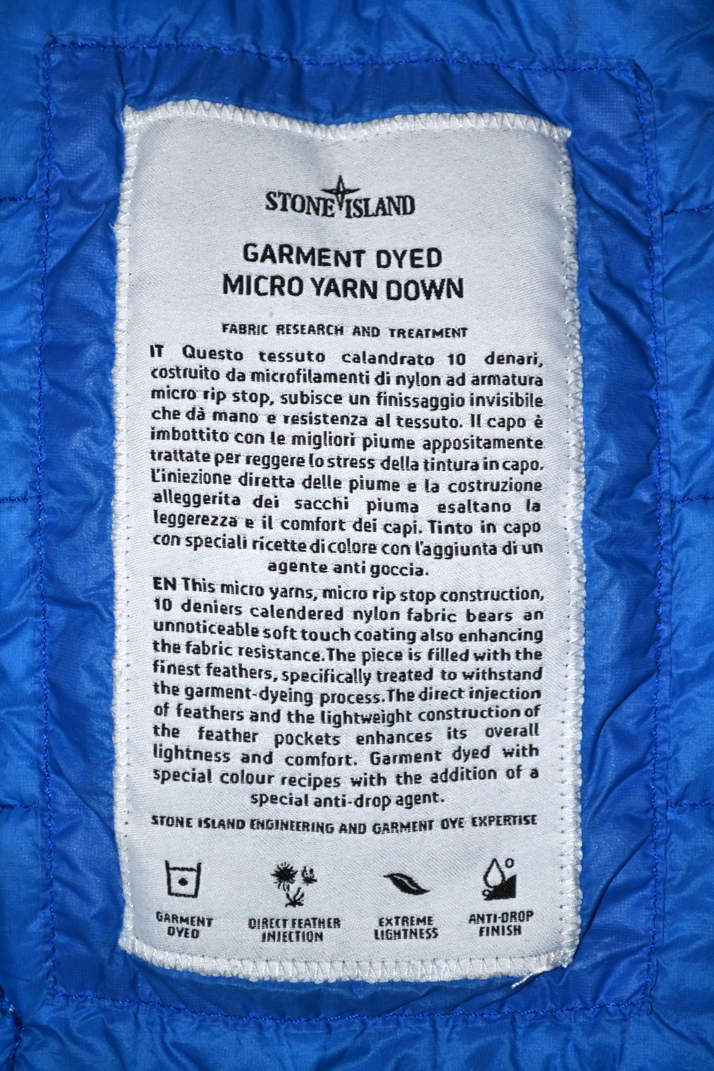 Stone Island Stone Island Micro Yarn Down Overshirt Size US L / EU 52-54 / 3 - 15 Thumbnail