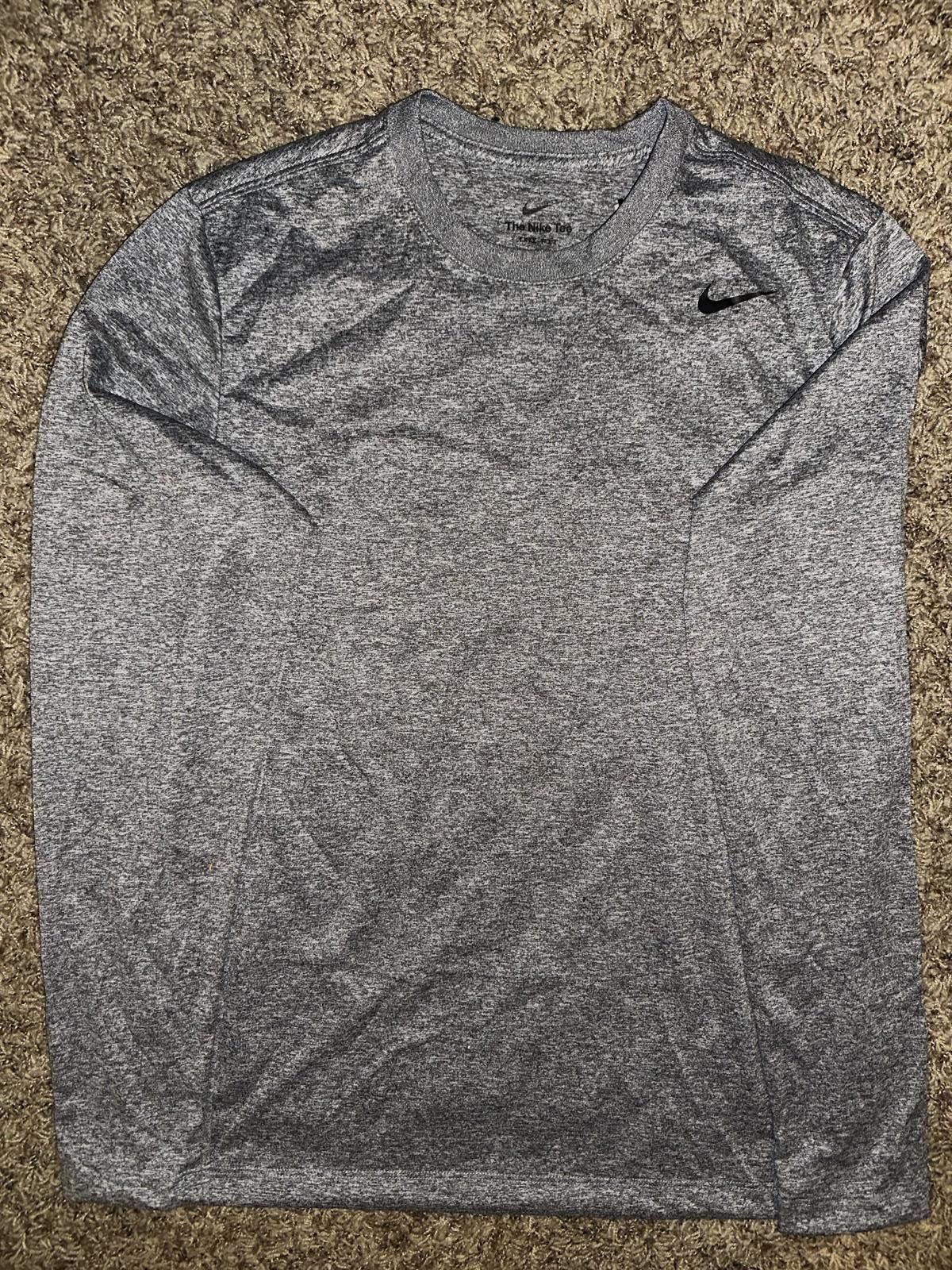 Nike Nike Men's Team Legend Long Sleeve Crew T-Shirt Size US M / EU 48-50 / 2 - 1 Thumbnail