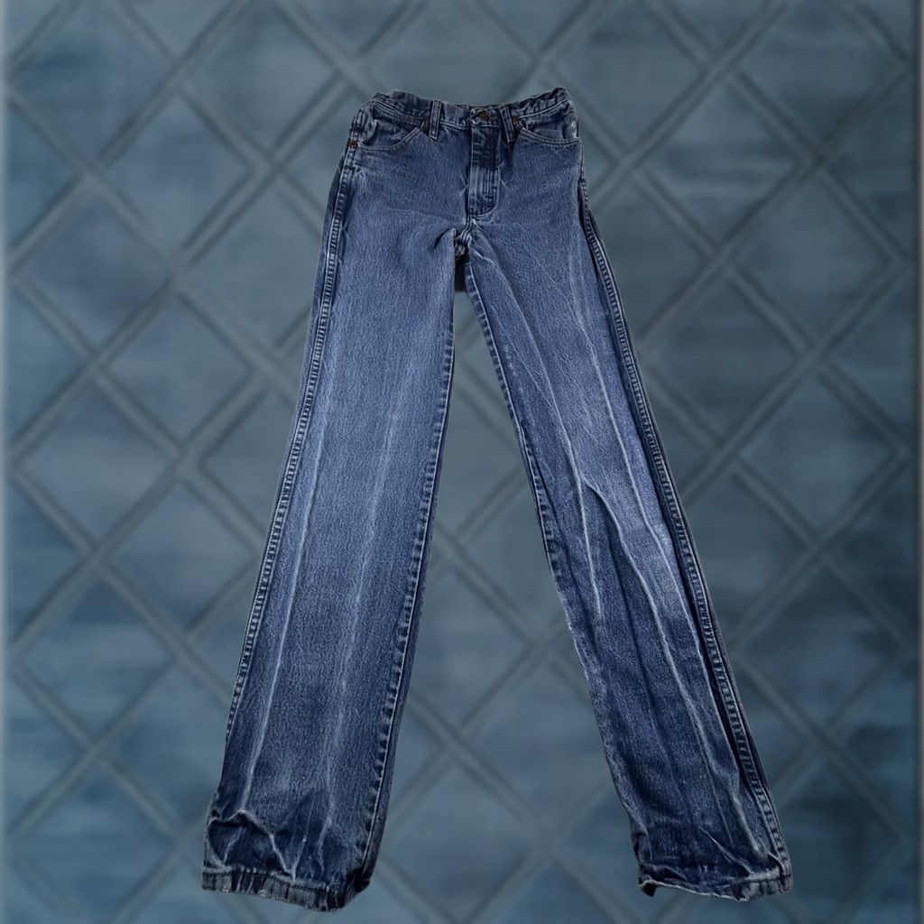 Wrangler VINTAGE Wrangler Men's Jeans 28x34 Blue Denim Cowboy Cut Rodeo Western Rancher Jeans Size US 28 / EU 44 - 1 Thumbnail