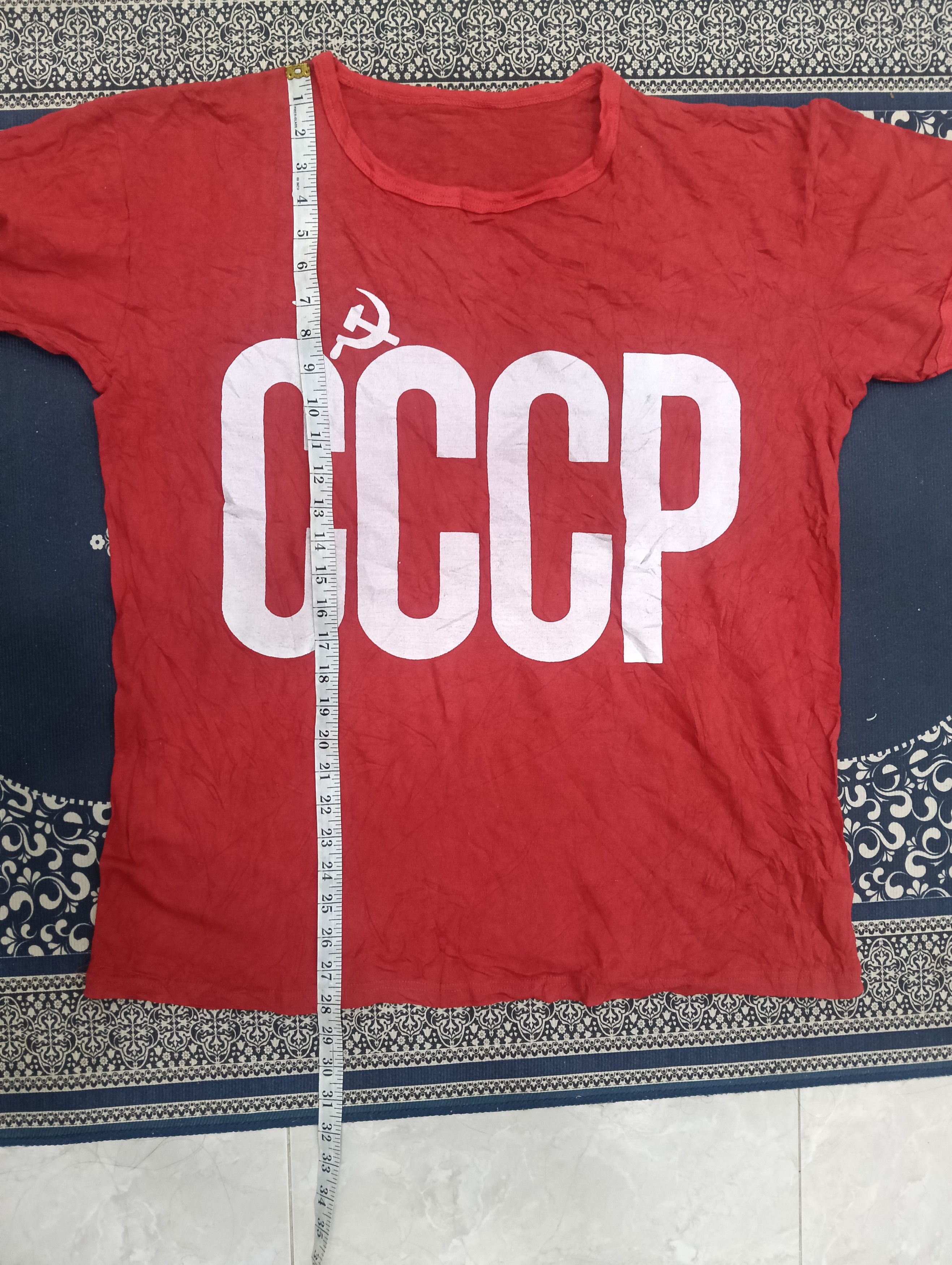 Cccp Ringer CCCP Acronym Russia Hammer Size US XL / EU 56 / 4 - 6 Thumbnail