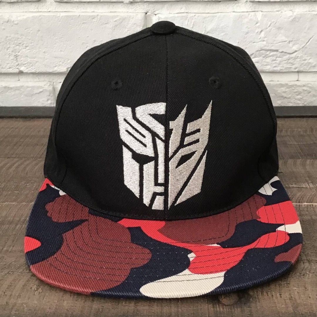 Bape Transformers × BAPE camo Snapback Hat Cap a bathing ape Size ONE SIZE - 1 Thumbnail