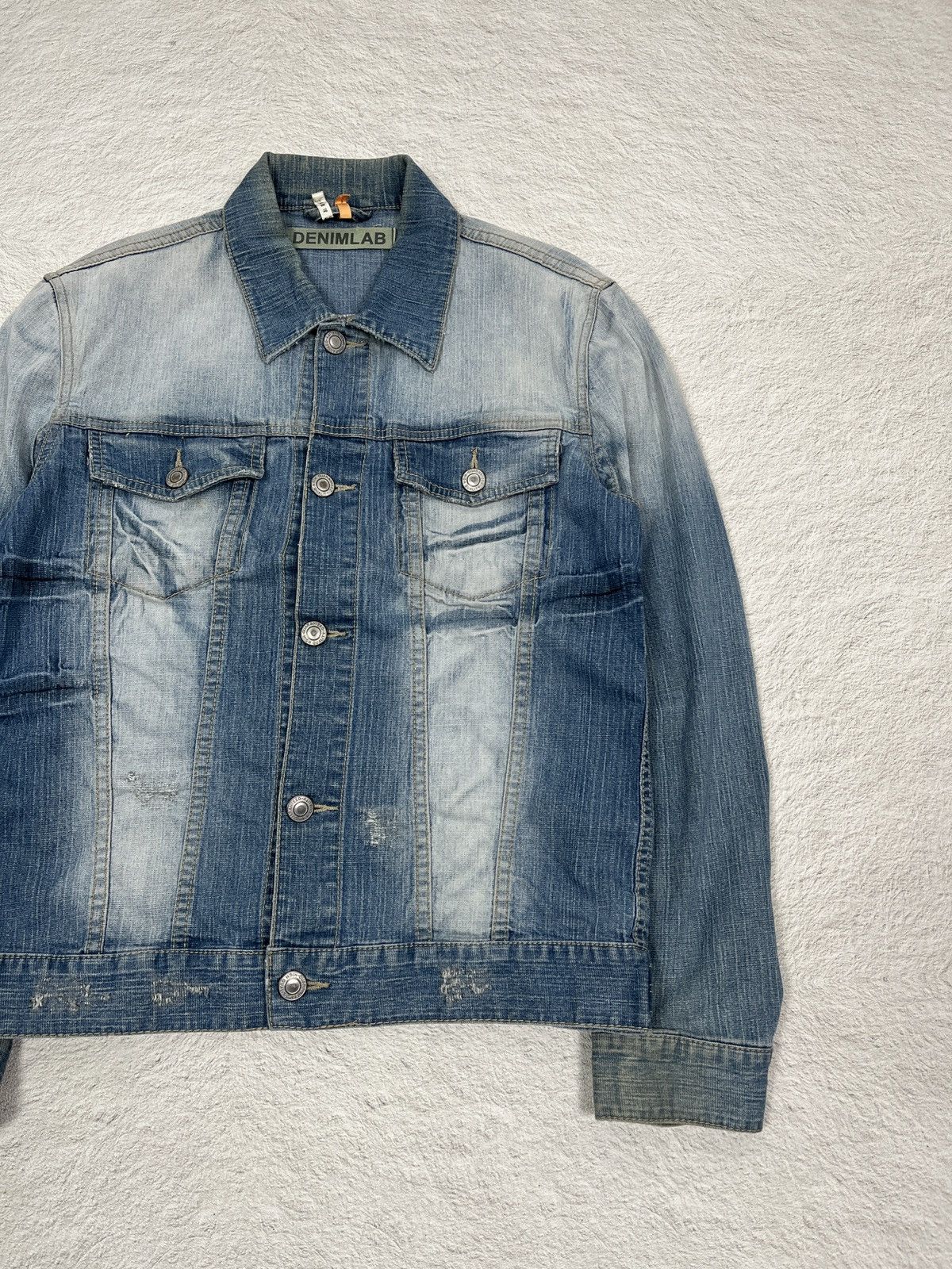 Number (N)ine Denim Lab - Super Washed Denim Jacket Size US L / EU 52-54 / 3 - 2 Thumbnail