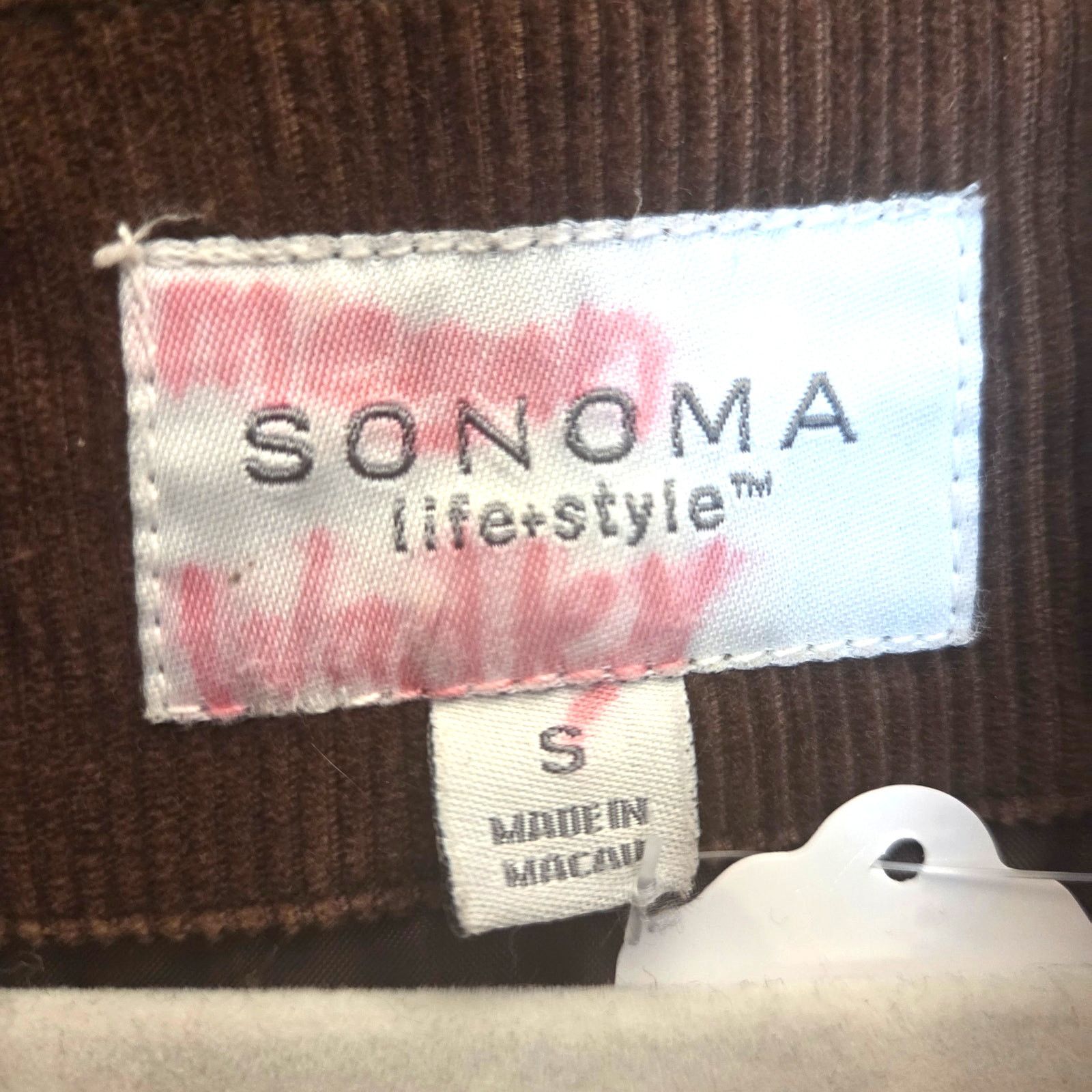 Sonoma Sonoma Lifestyle Brown Corduroy Fur Lined Women's Jacket Size S / US 4 / IT 40 - 6 Thumbnail