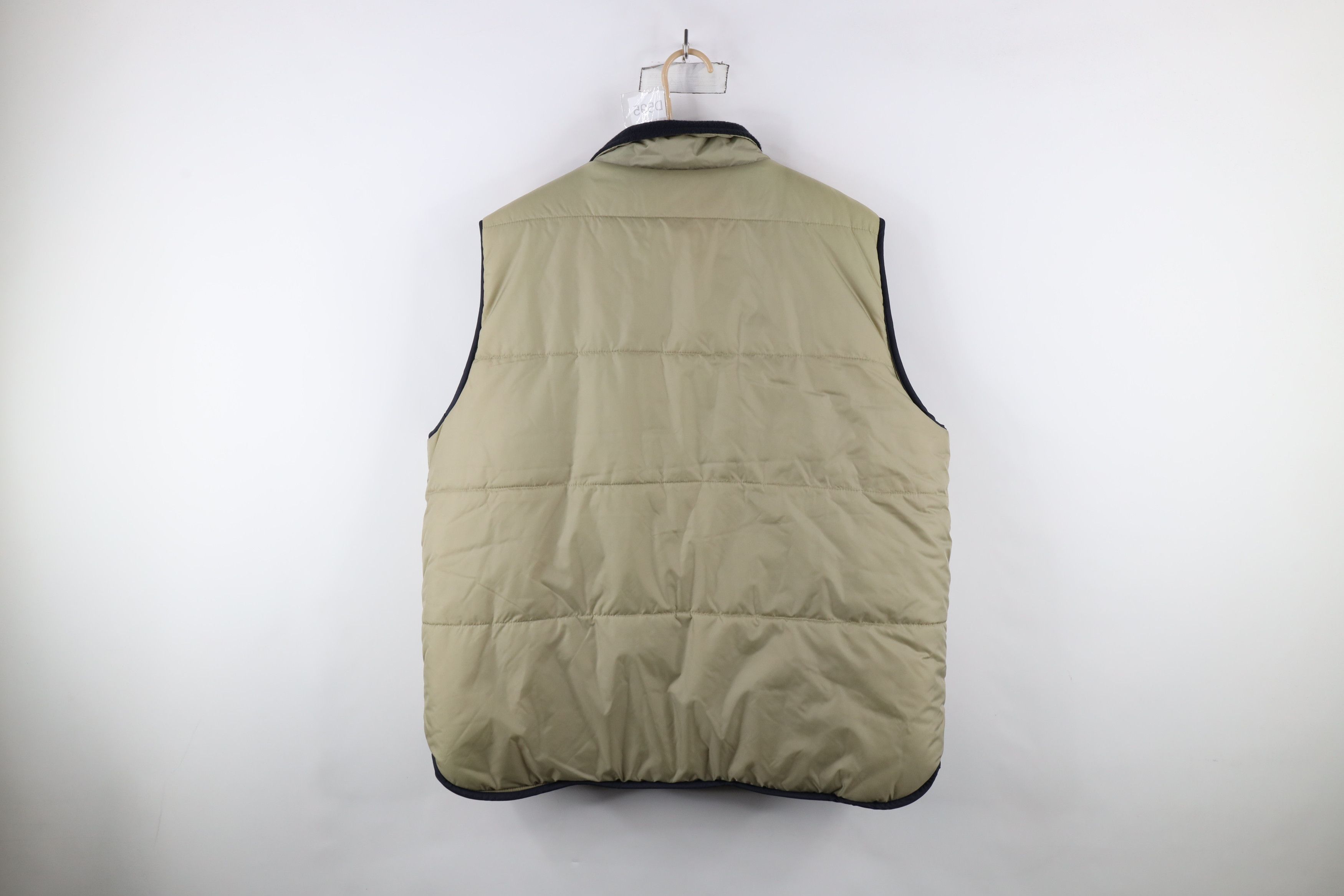 Vintage Vintage 90s Streetwear Reversible Vest Jacket Beige Blue Size US XL / EU 56 / 4 - 5 Thumbnail