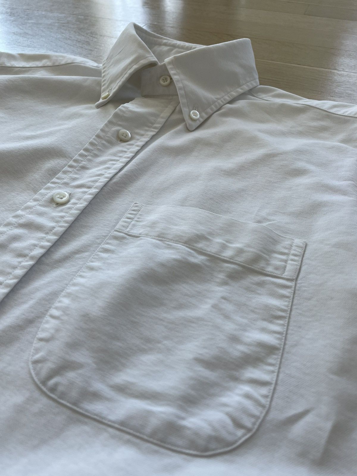 Thom Browne White Oxford Cloth shirt Size US M / EU 48-50 / 2 - 7 Thumbnail