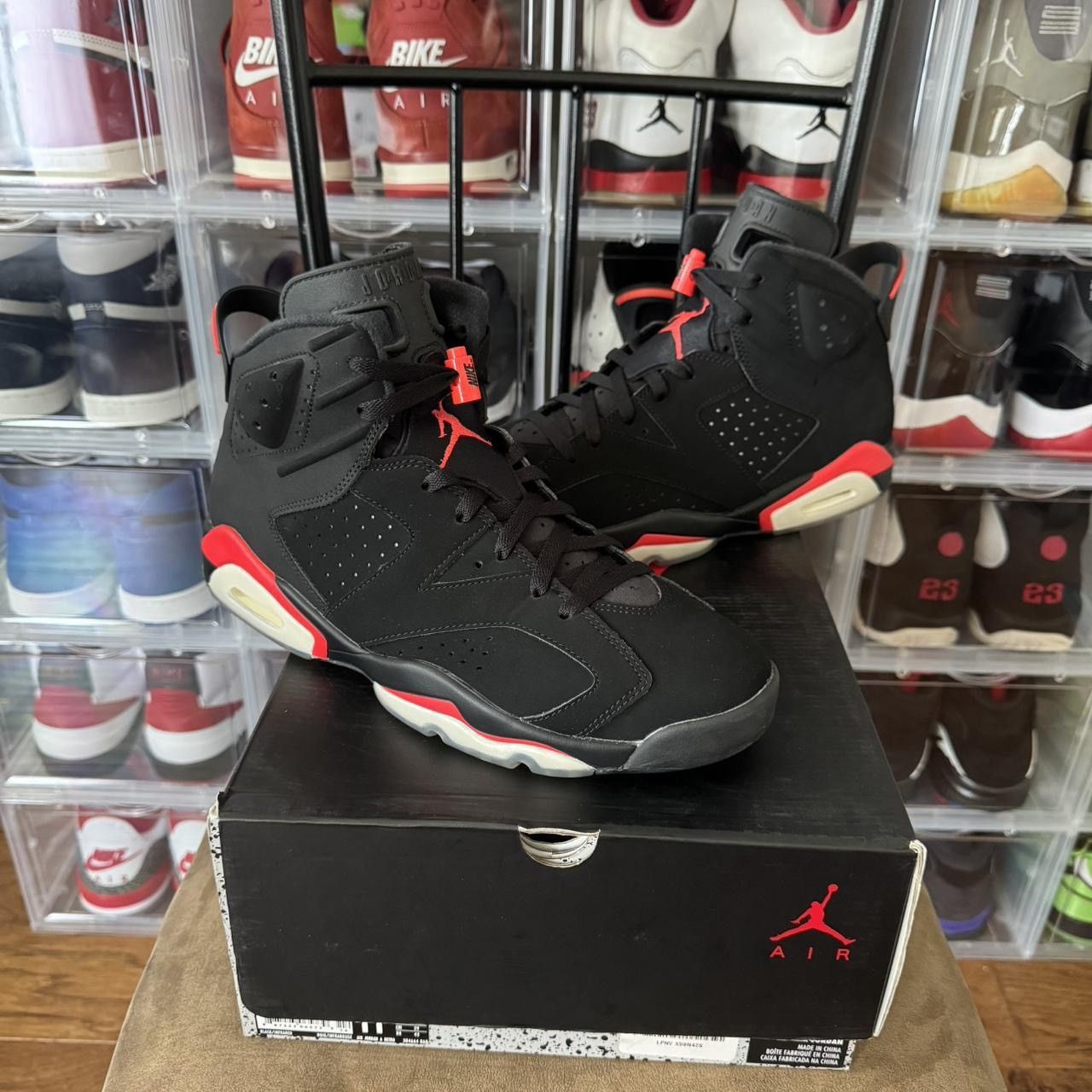 Jordan Brand Nike Air Jordan 6 VI Retro Infrared 2019 OG VNDS QS SP SE 11 Size US 11 / EU 44 - 1 Thumbnail