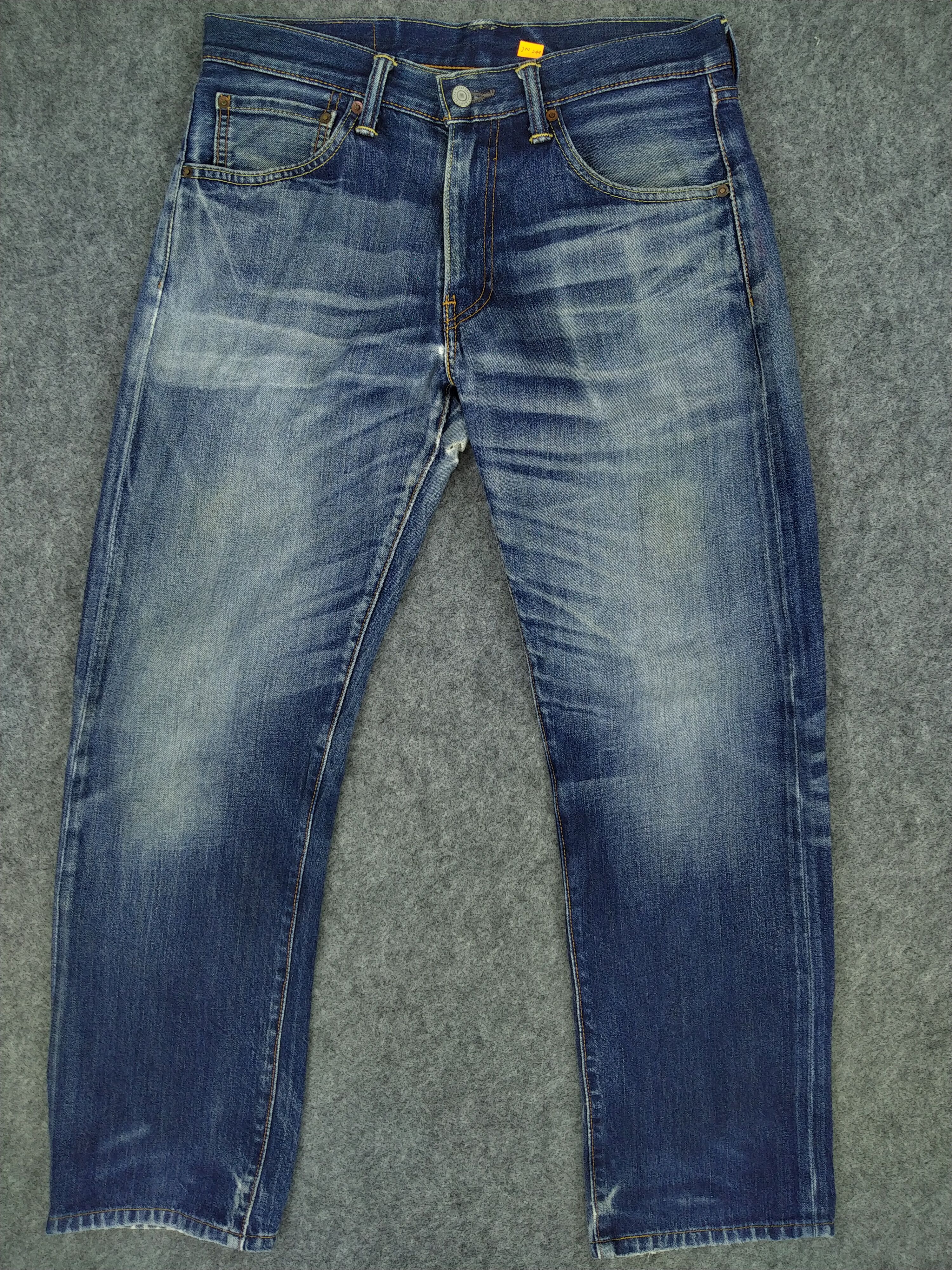 Levi's Dark Blue Levi's 503 Distressed Denim 33x30.5 -JN244 Size US 33 - 1 Thumbnail