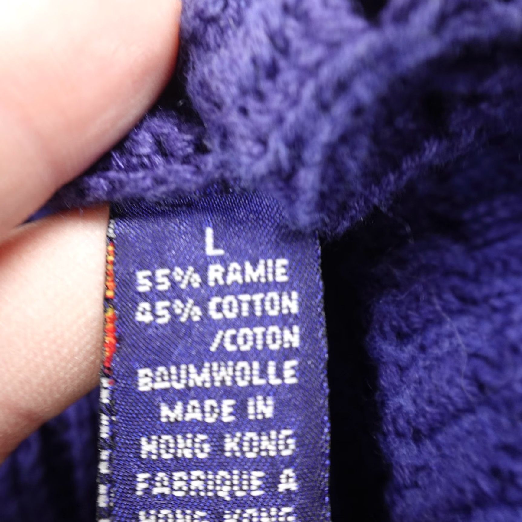 Gap VINTAGE Gap Cardigan Womens L Blue Waffle-Knit Button Front Sweater Academia Top 90s Mens? Womens Size L / US 10 / IT 46 - 5 Thumbnail