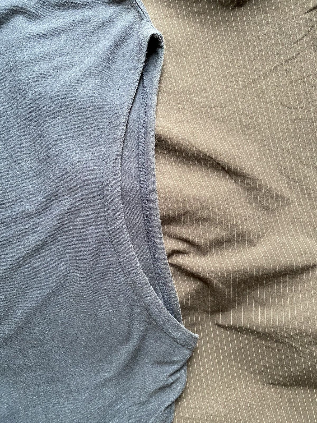 Y's × Yohji Yamamoto Y's YOHJI YAMAMOTO Navy & Brown Layered Tunic Top Size ONE SIZE - 8 Thumbnail