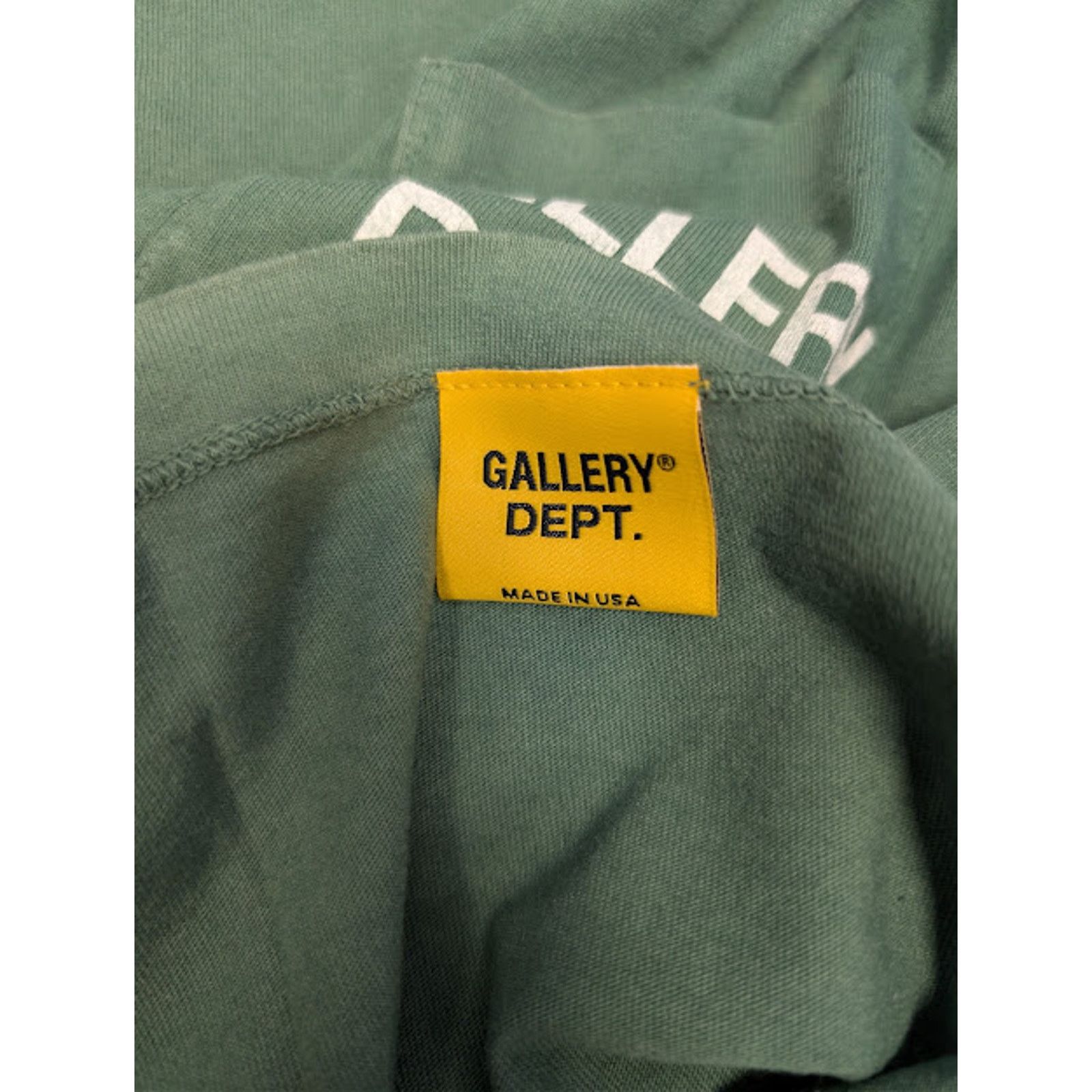 Gallery Dept. o1rshd1 Vintage Logo Painted T-Shirt in Green Size US XXL / EU 58 / 5 - 18 Thumbnail