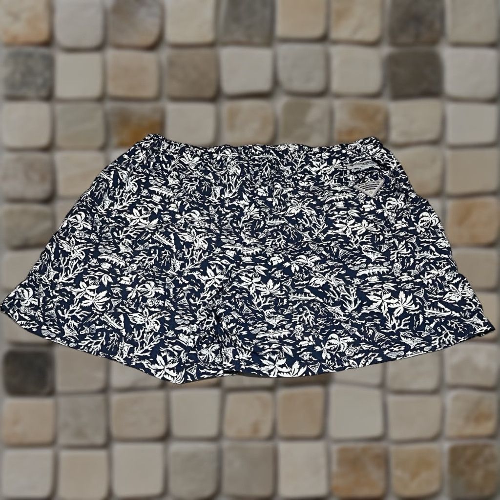 Vintage Columbia Swim Trunks Mens L Blue PFG Trunks Bottom Drawstring Elastic Waist Pockets Vintage No Size US 33 - 1 Thumbnail